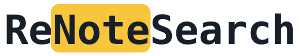 ReNoteSearch logo
