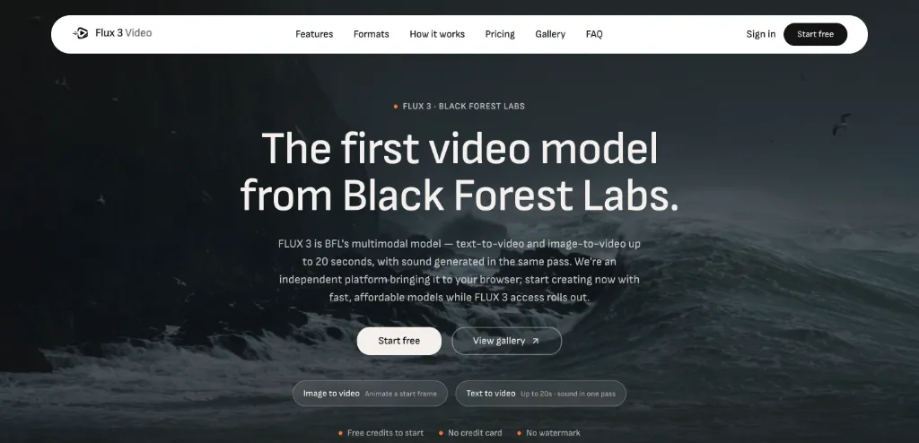 FLUX 3 Video screenshot 1 of 1