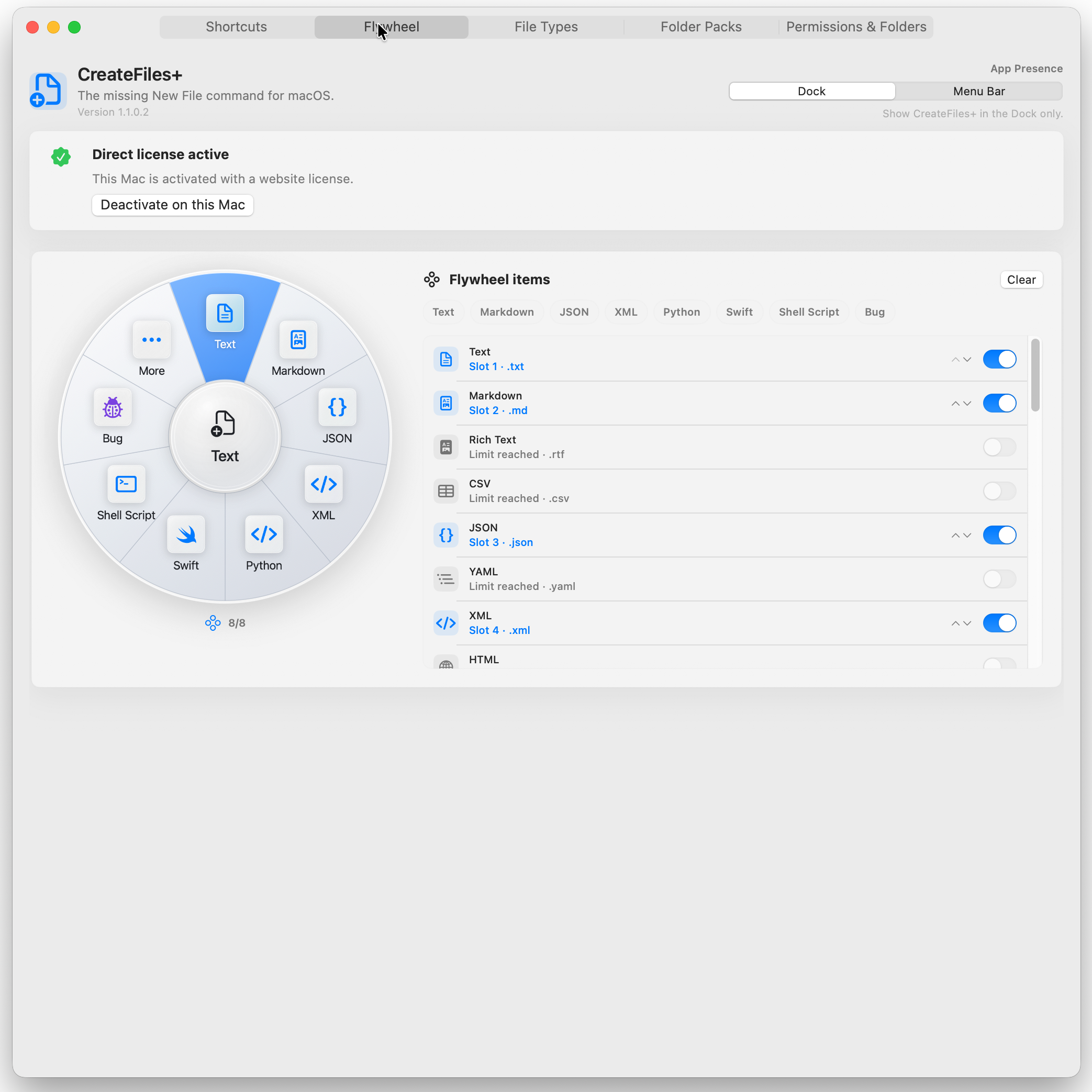 CreateFiles+ screenshot thumbnail 4