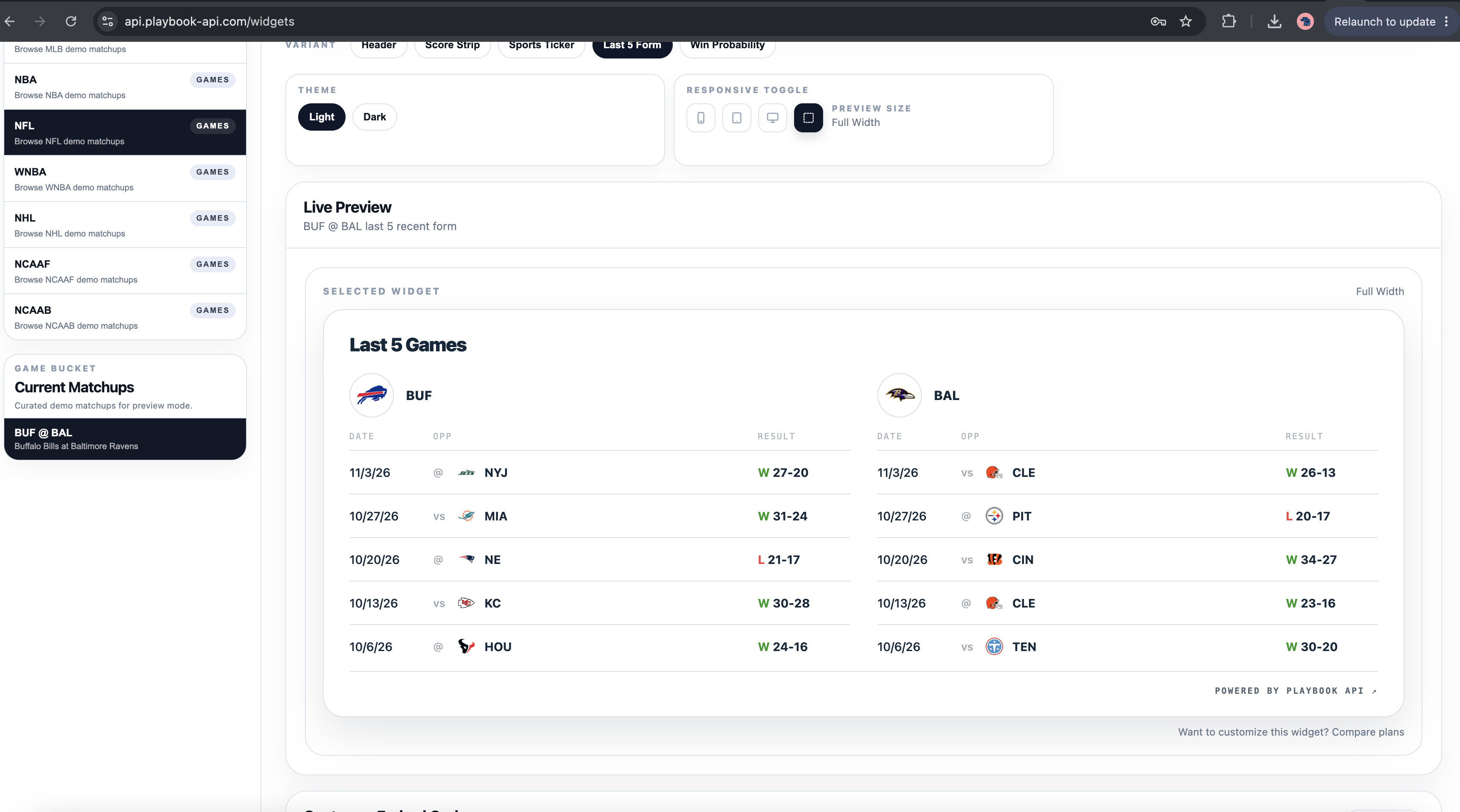 Playbook API screenshot thumbnail 3