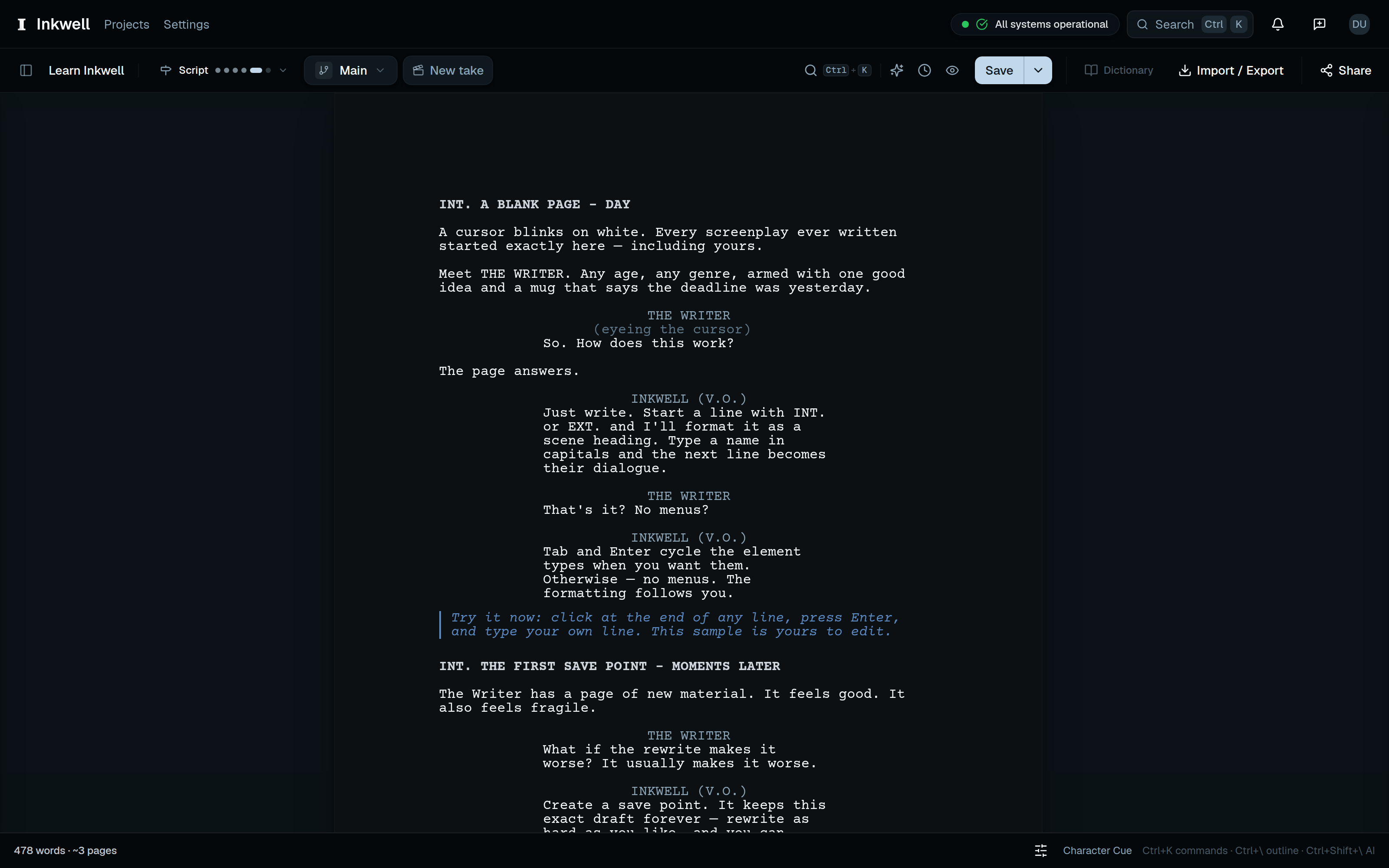 Inkwell screenshot 1 of 5