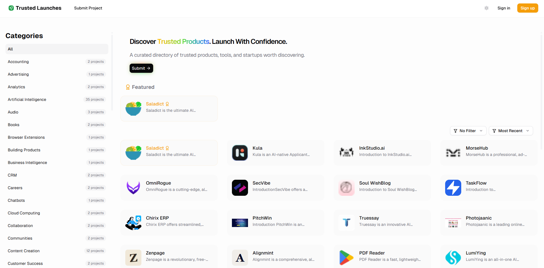 Trusted Launches screenshot 1 of 1
