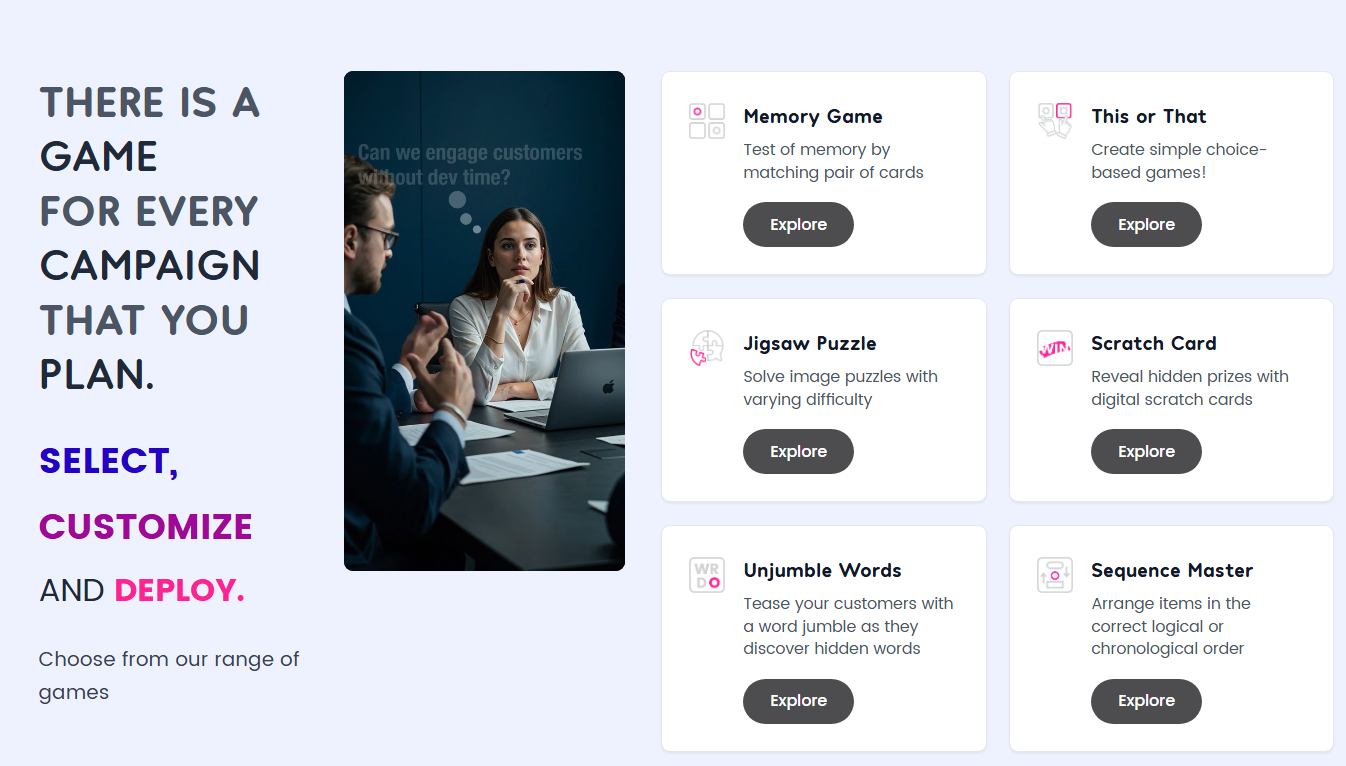Playly interactive marketing platform screenshot 1 of 1