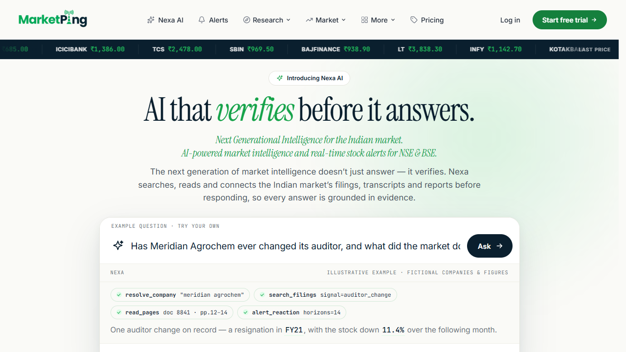 MarketPing screenshot 1 of 1