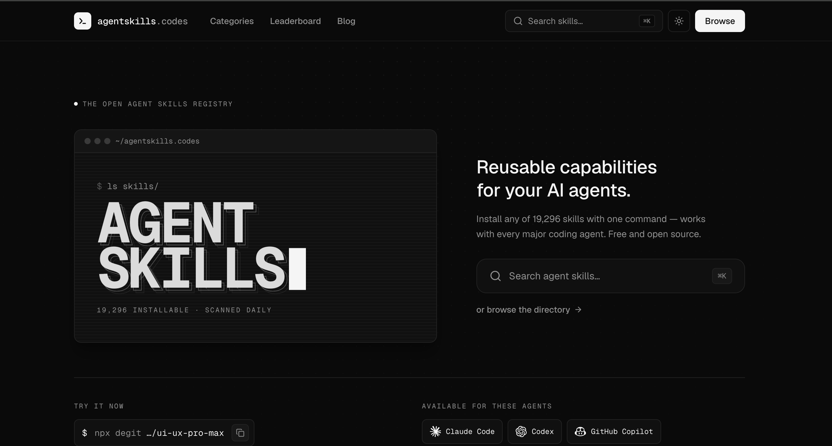 Agent Skills Codes screenshot 1 of 1