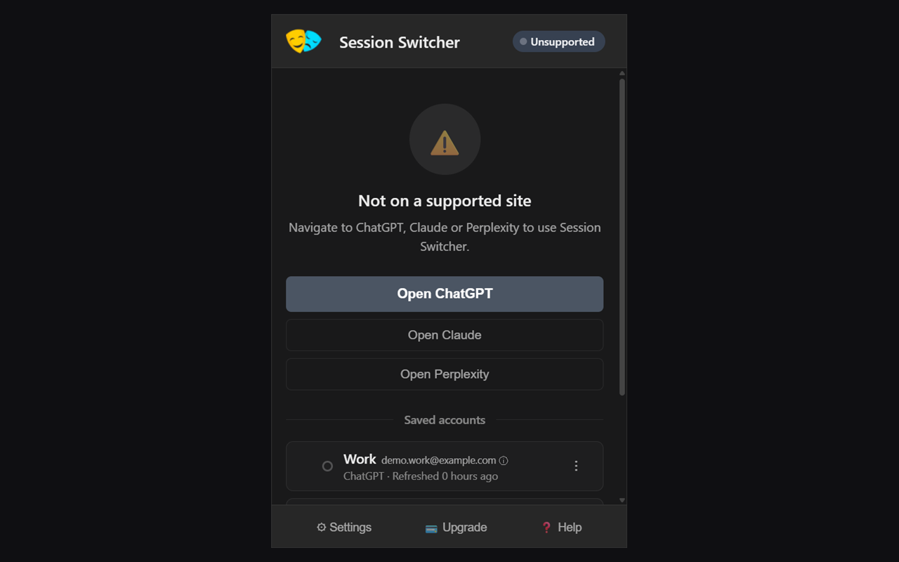 Session Switcher screenshot thumbnail 4