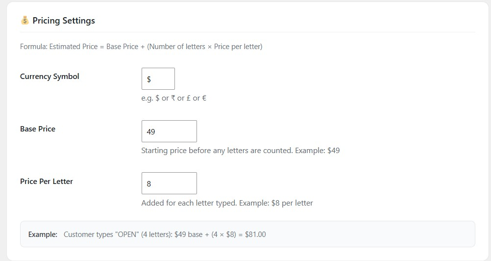 Webcrome Neon Sign Customizer for WooCommerce screenshot thumbnail 3