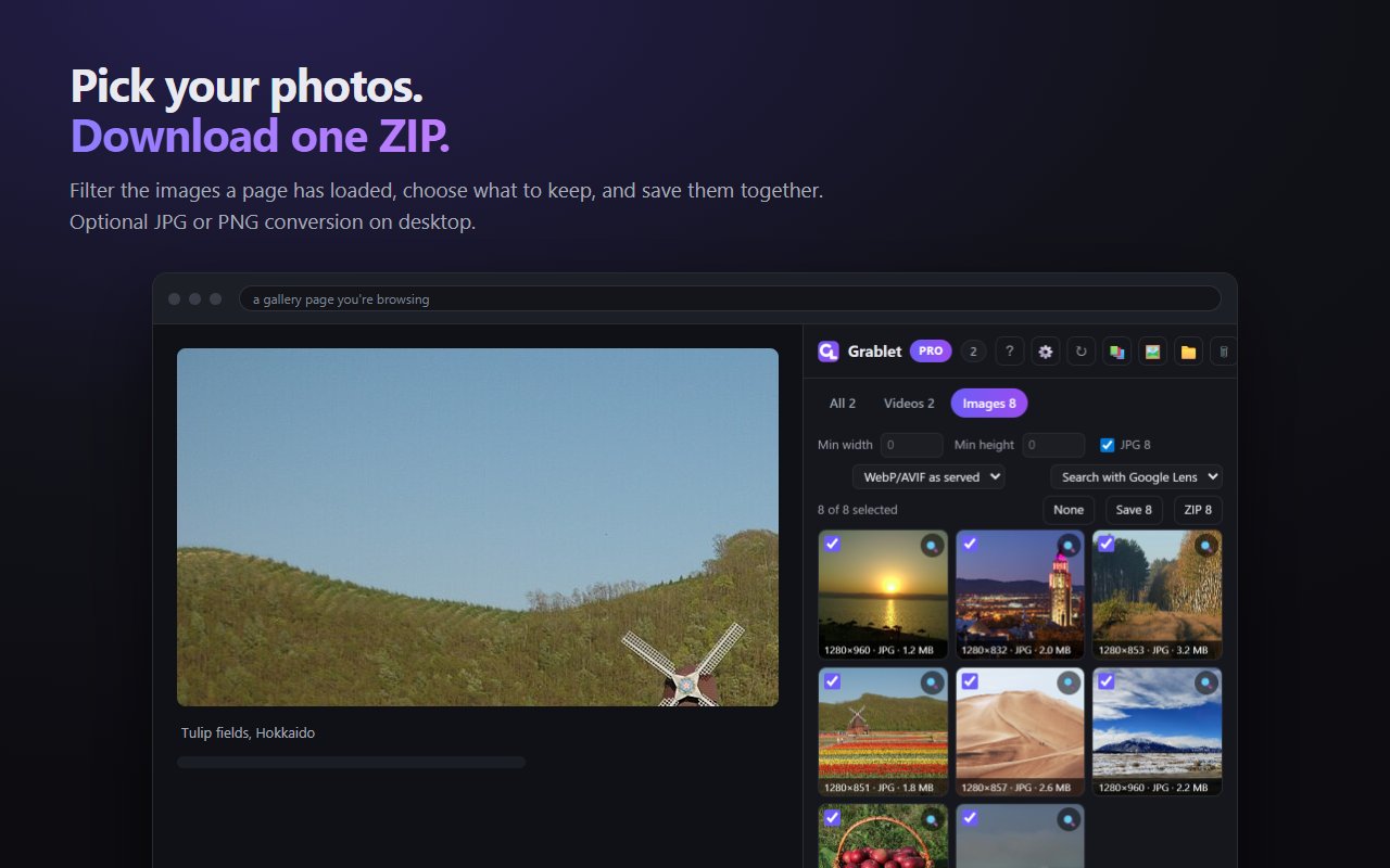 Grablet screenshot thumbnail 2