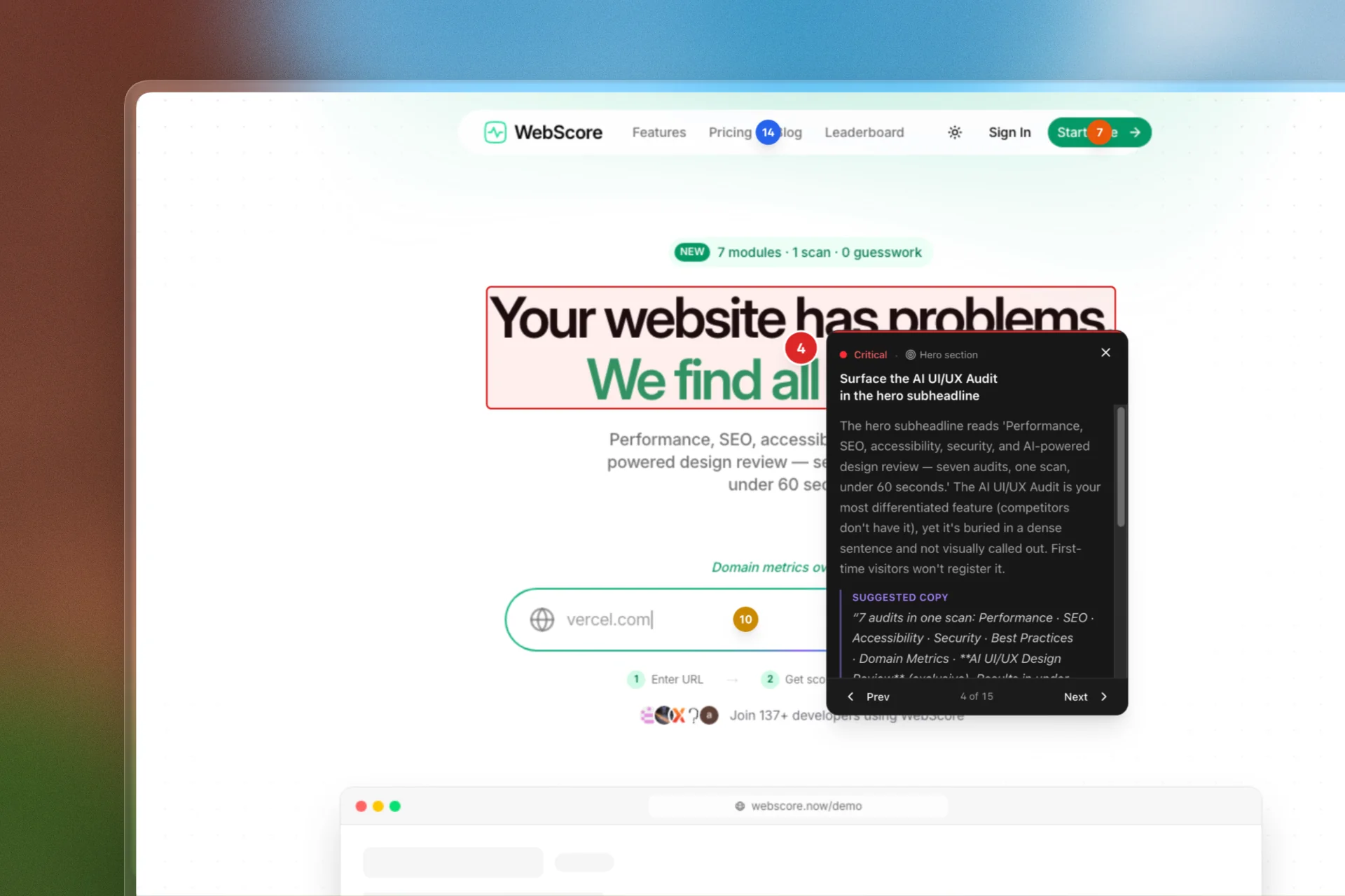 WebScore screenshot thumbnail 2