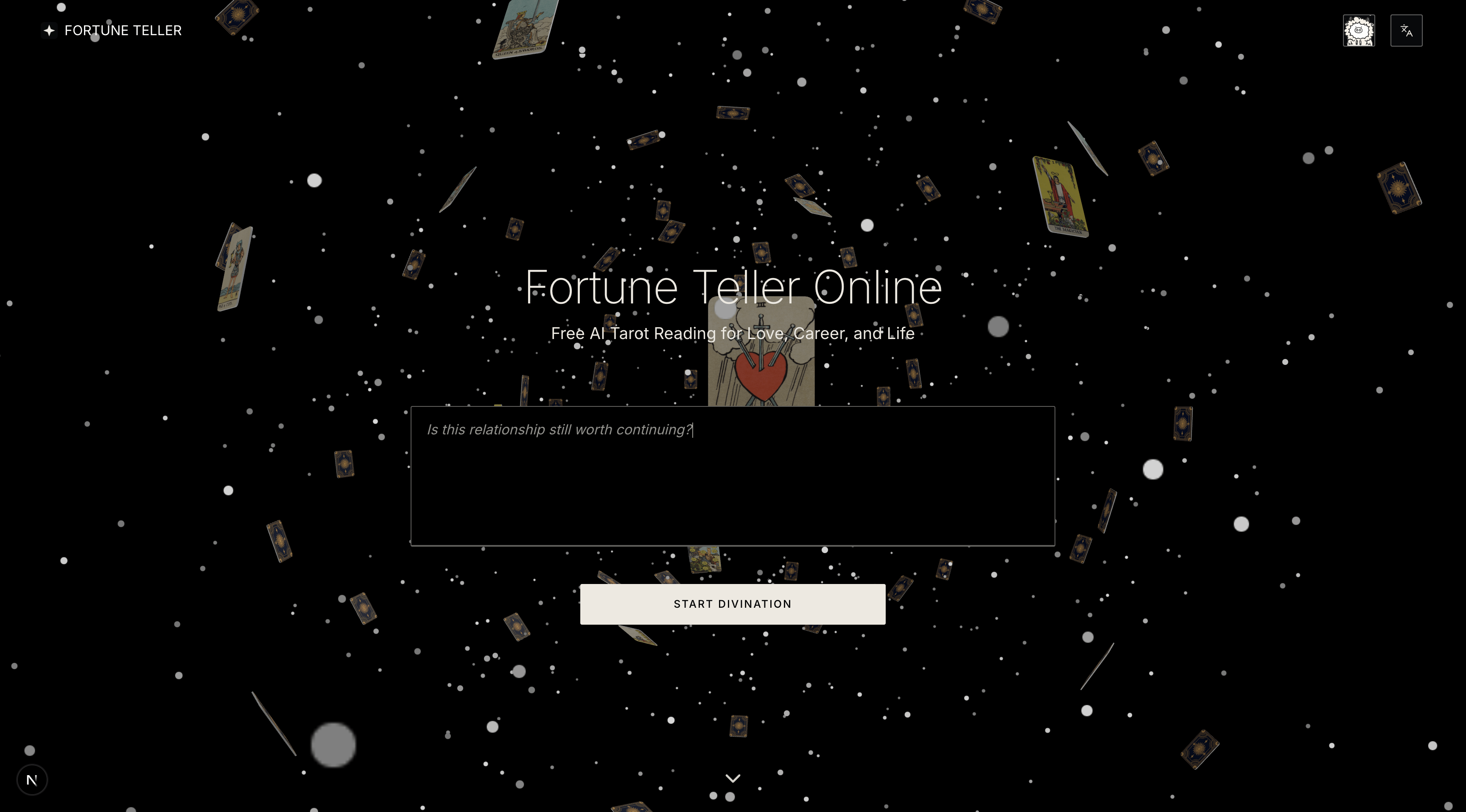 Fortune Teller Online screenshot 1 of 1