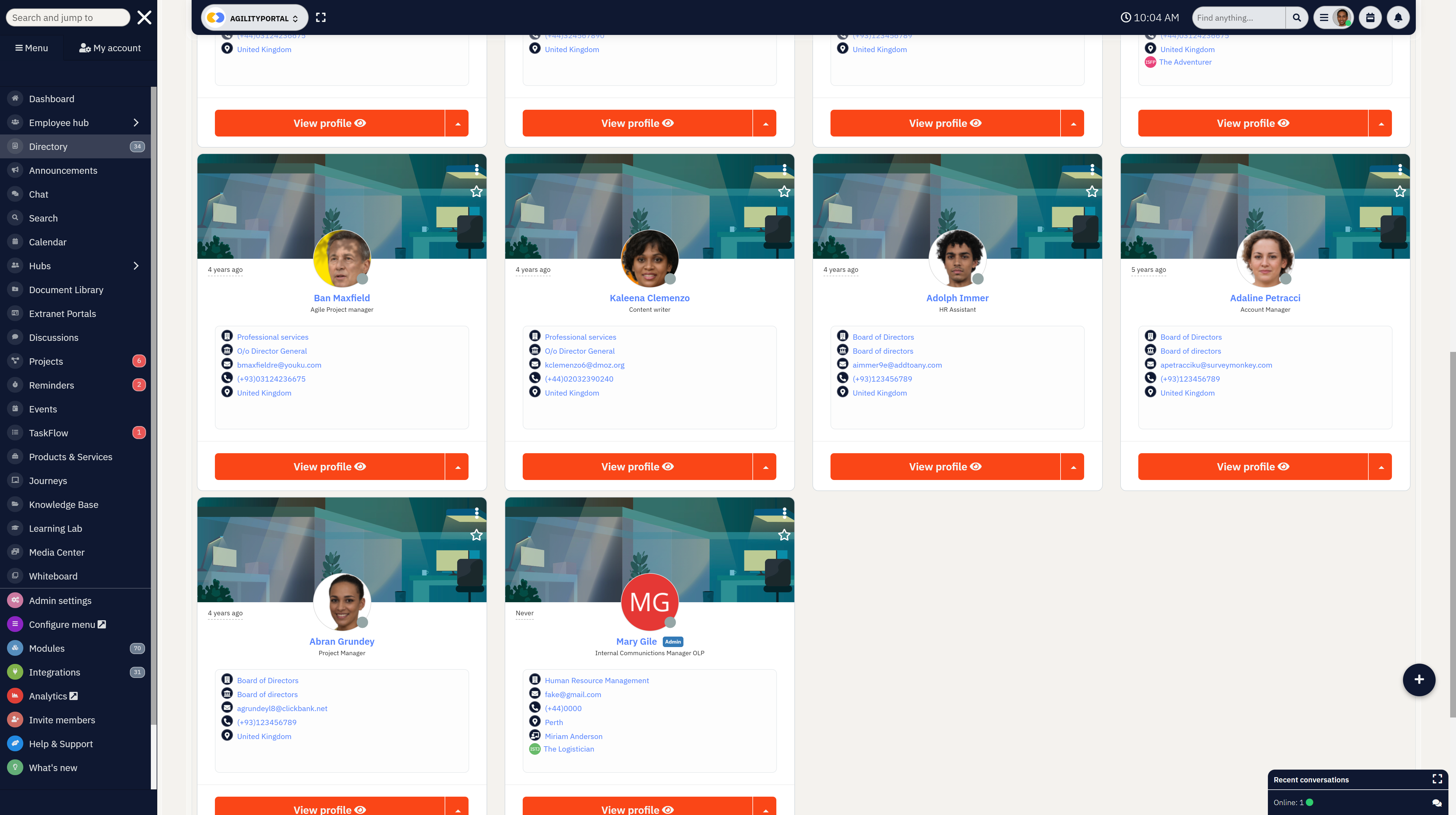 AgilityPortal screenshot thumbnail 2