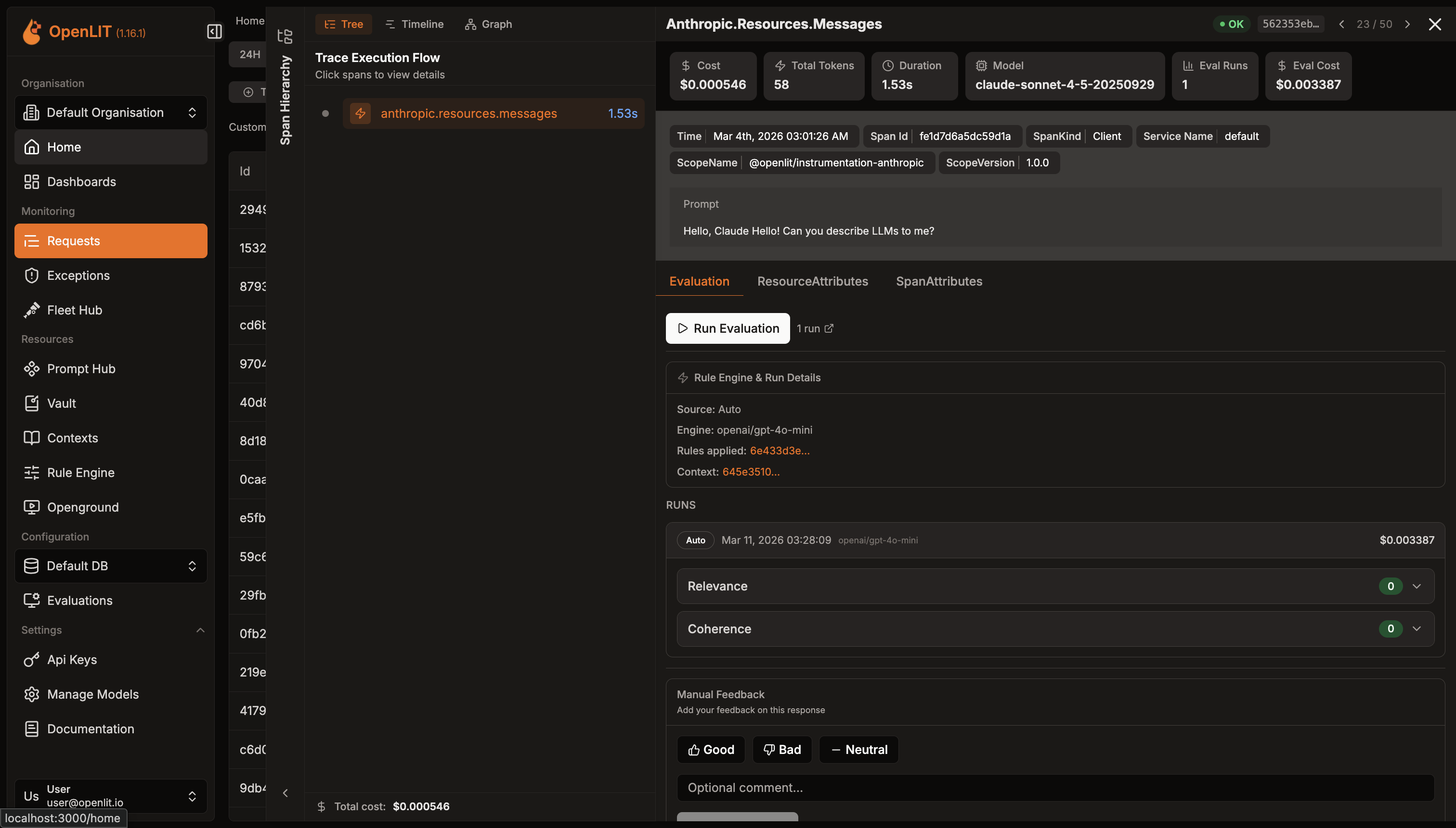 OpenLIT screenshot thumbnail 3