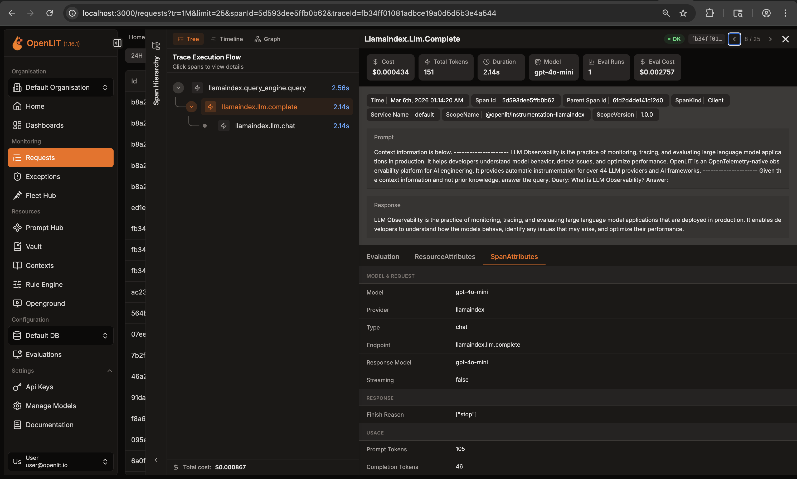 OpenLIT screenshot 1 of 6