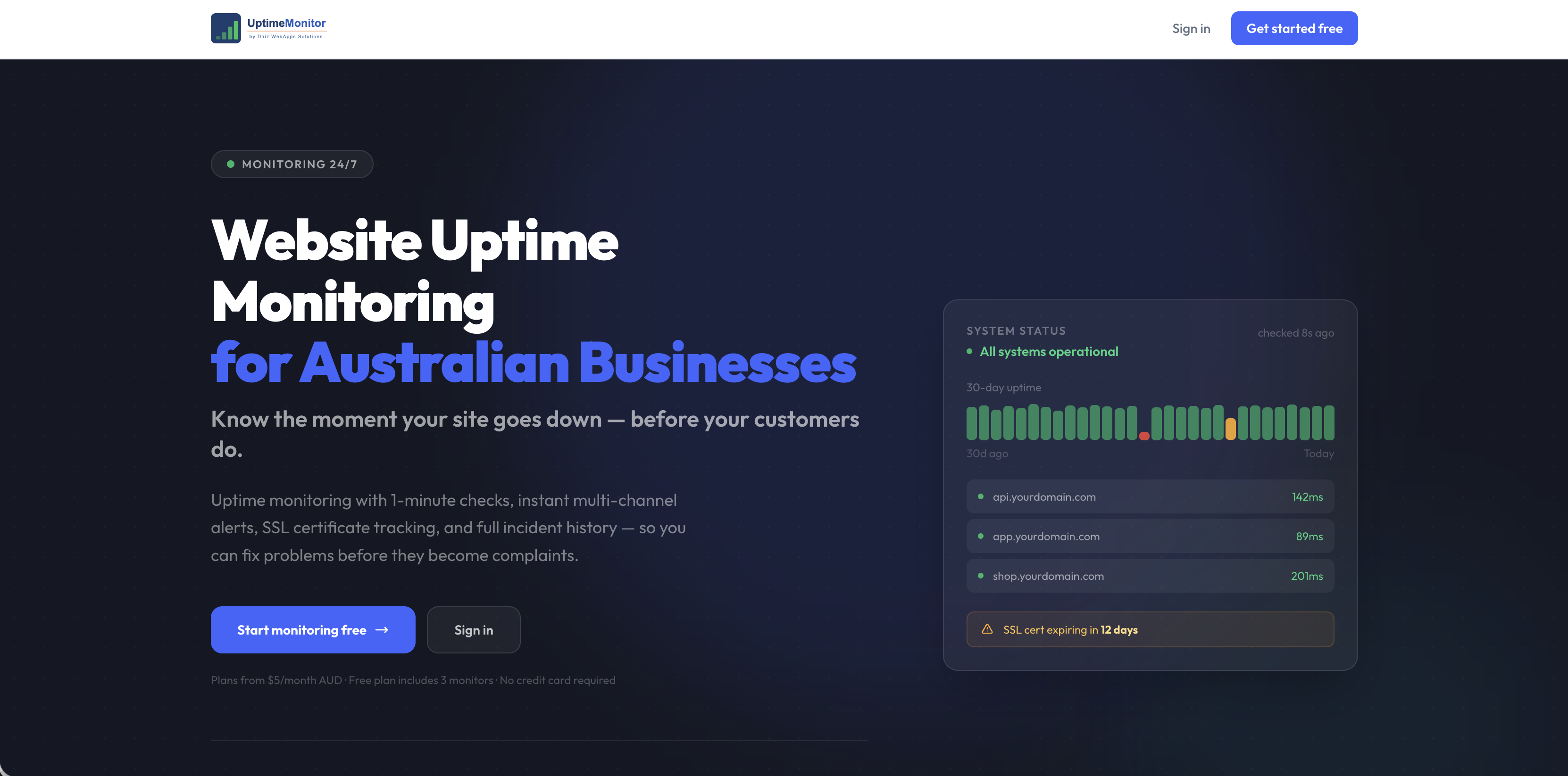 Uptime Monitor screenshot 1 of 5