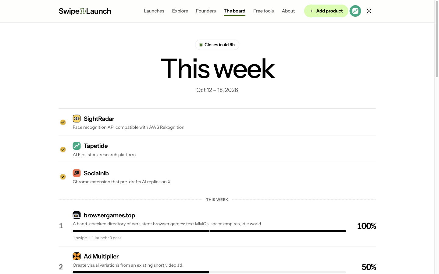 SwipeToLaunch screenshot thumbnail 3