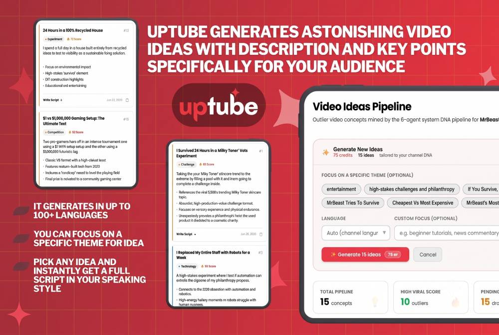 Uptube screenshot thumbnail 3