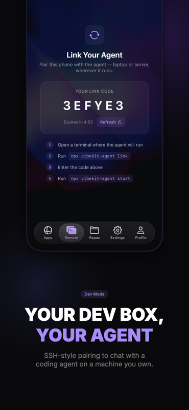 VibeKit screenshot thumbnail 4
