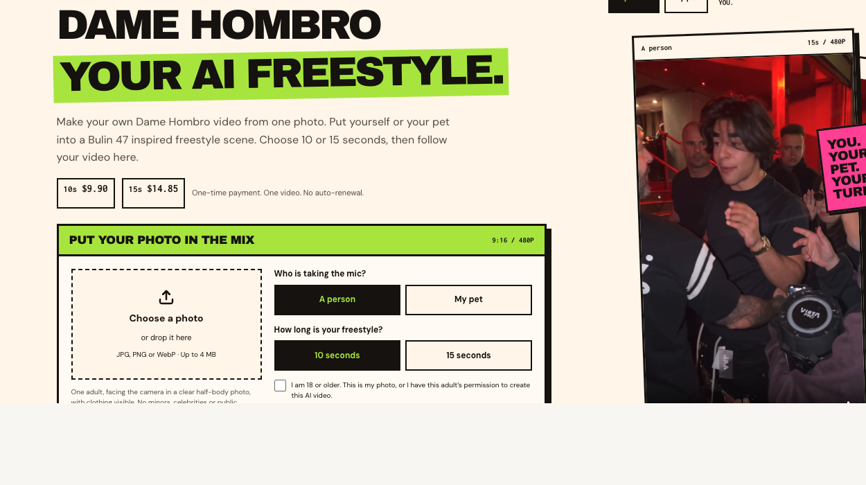 Dame Hombro screenshot 1 of 1
