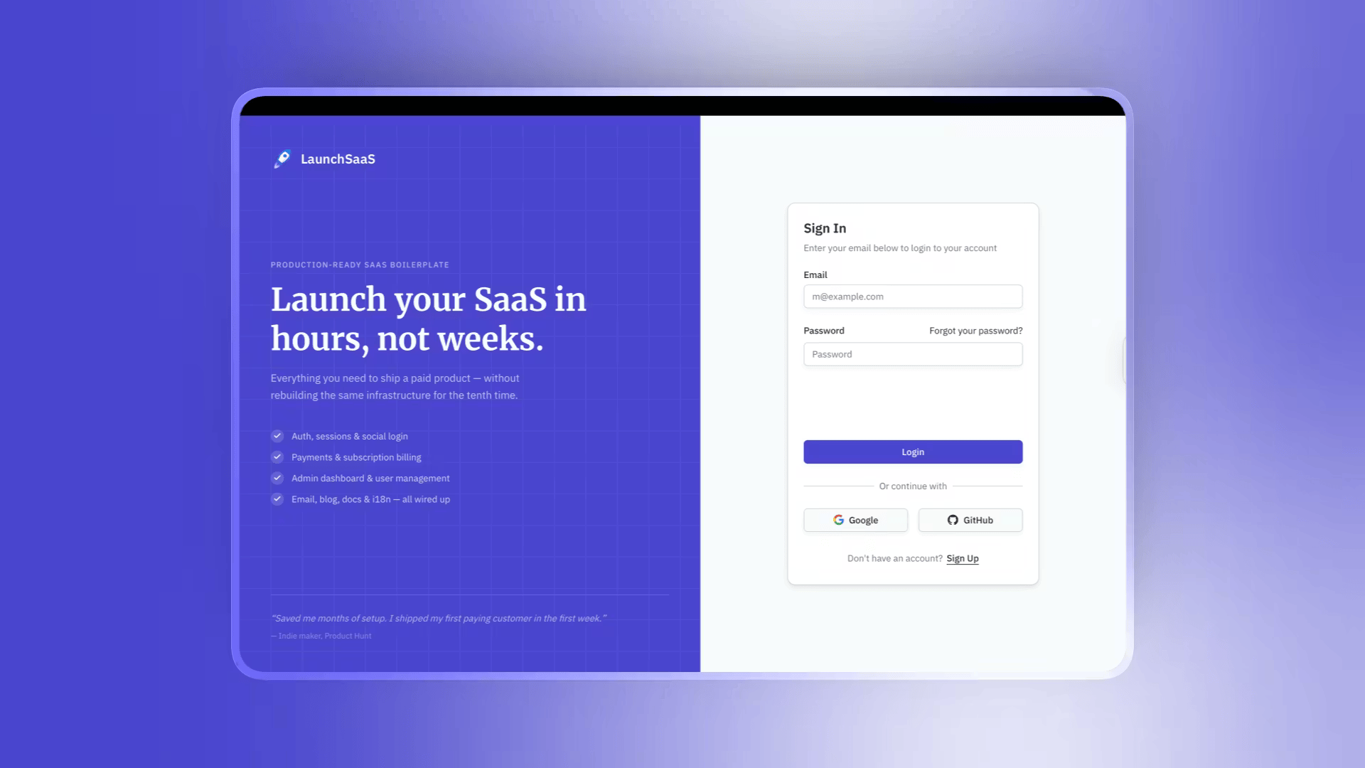 LaunchSaaS screenshot 1 of 6