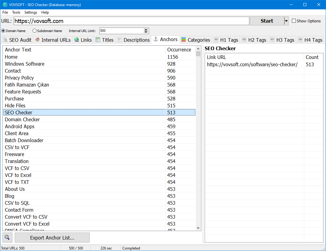SEO Checker for Windows screenshot thumbnail 5