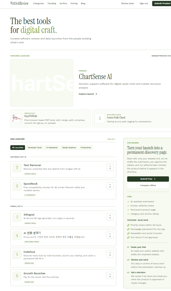 WebSoftReview screenshot thumbnail 2