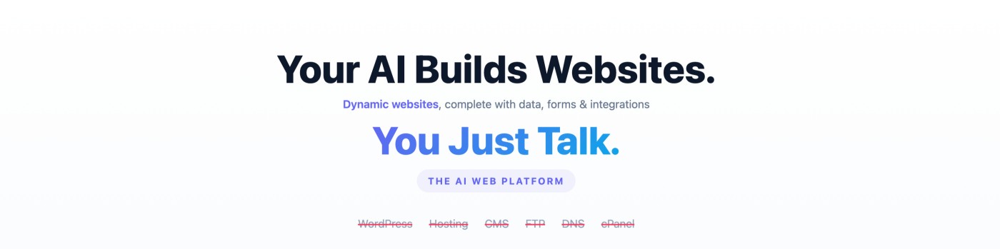 WebsitePublisher AI screenshot 1 of 1