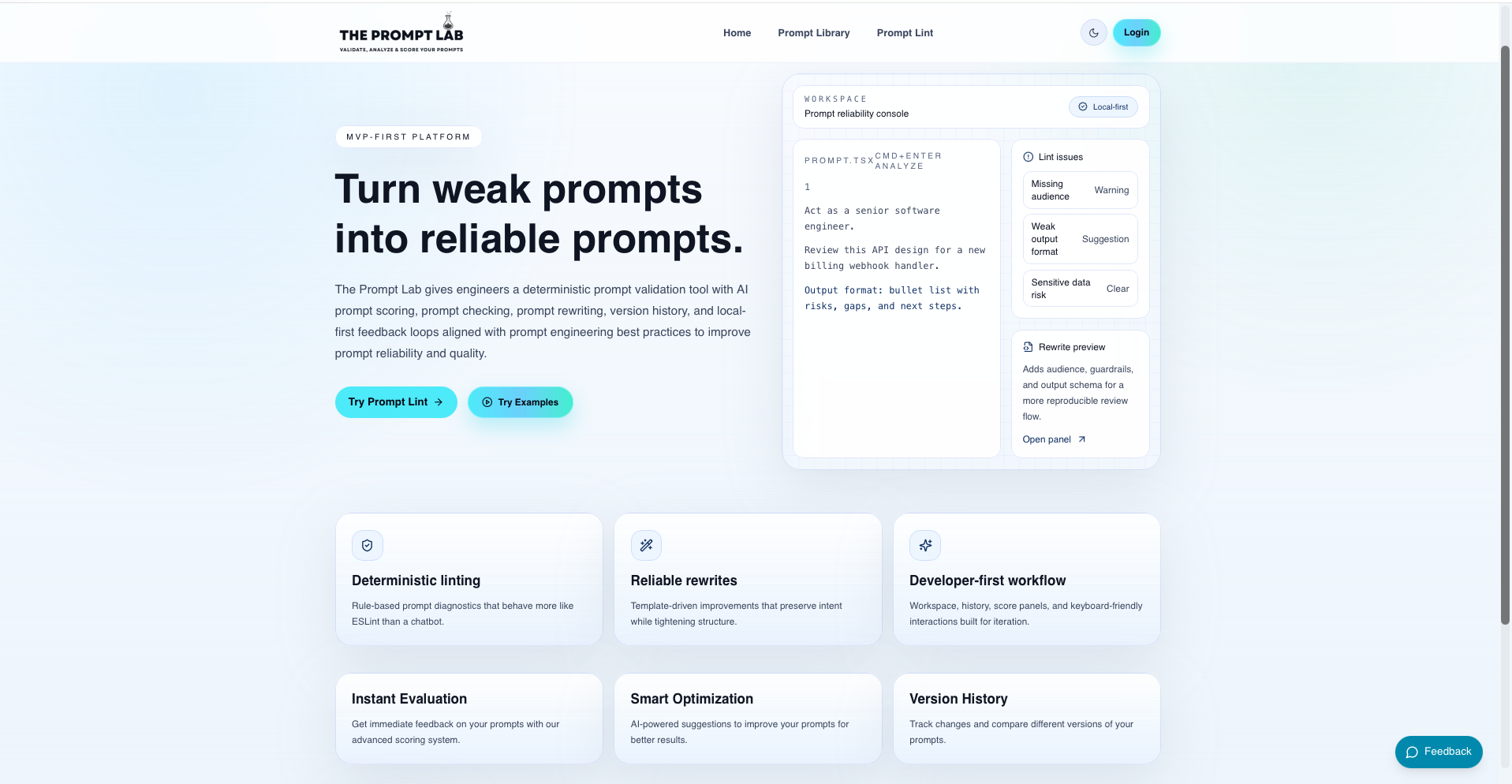 The Prompt Lab screenshot 1 of 6