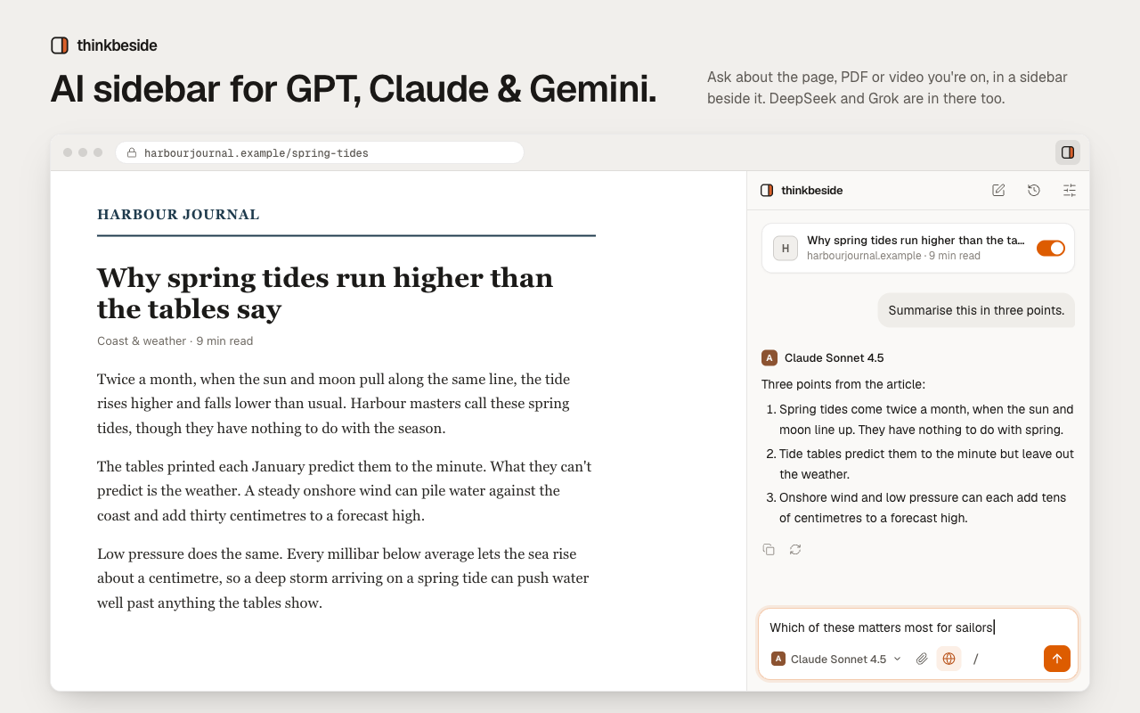 Thinkbeside screenshot 1 of 5