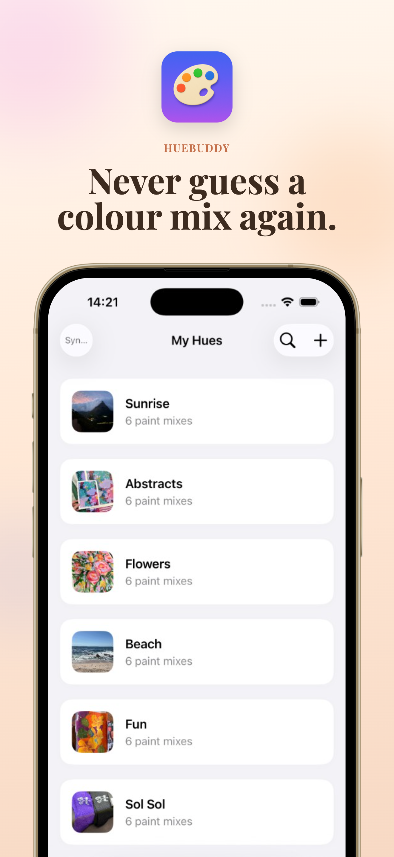 HueBuddy: Paint Mixer screenshot 1 of 6