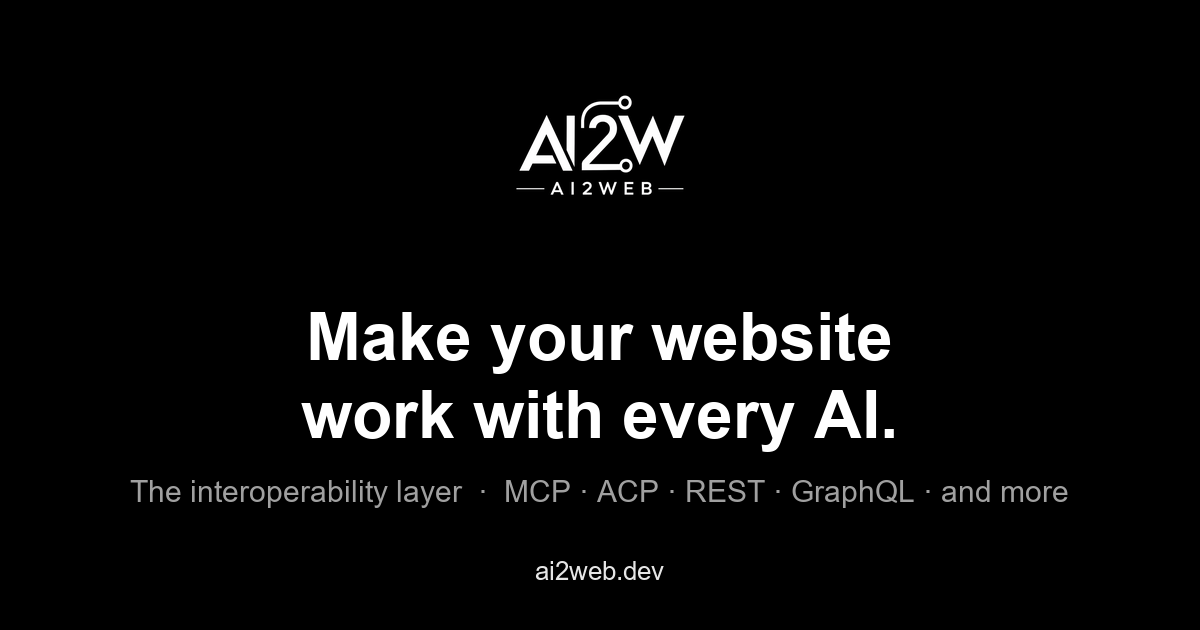 AI2Web screenshot 1 of 1