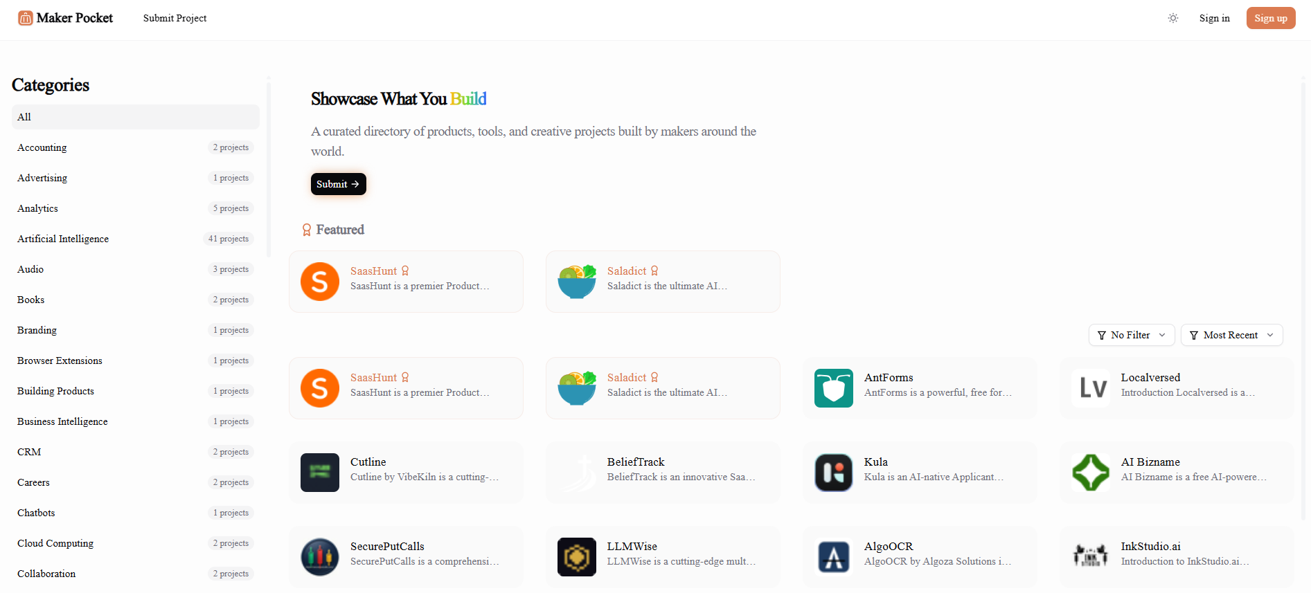 MakerPocket screenshot 1 of 1