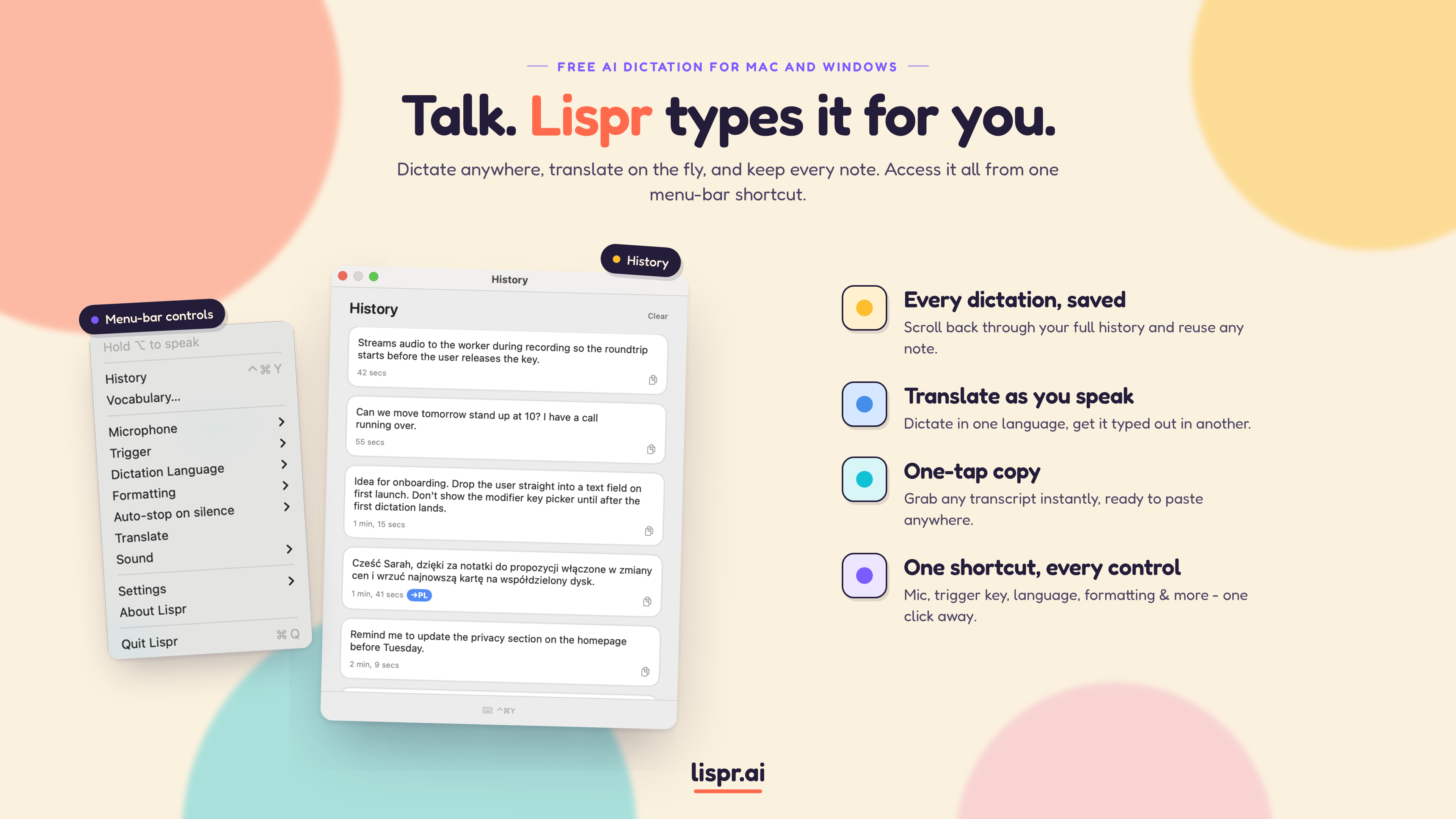 Lispr screenshot thumbnail 2