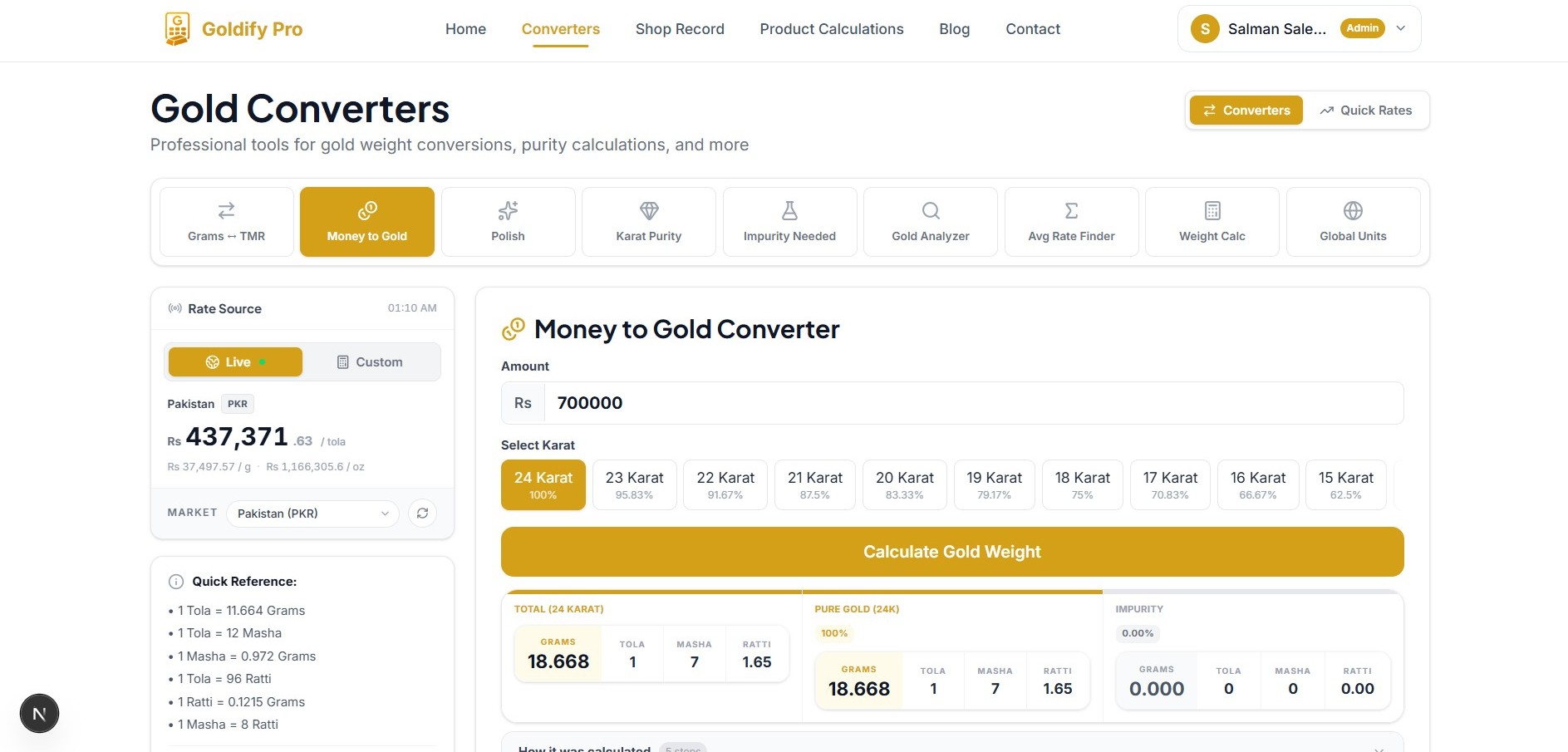 Goldify Pro screenshot thumbnail 2