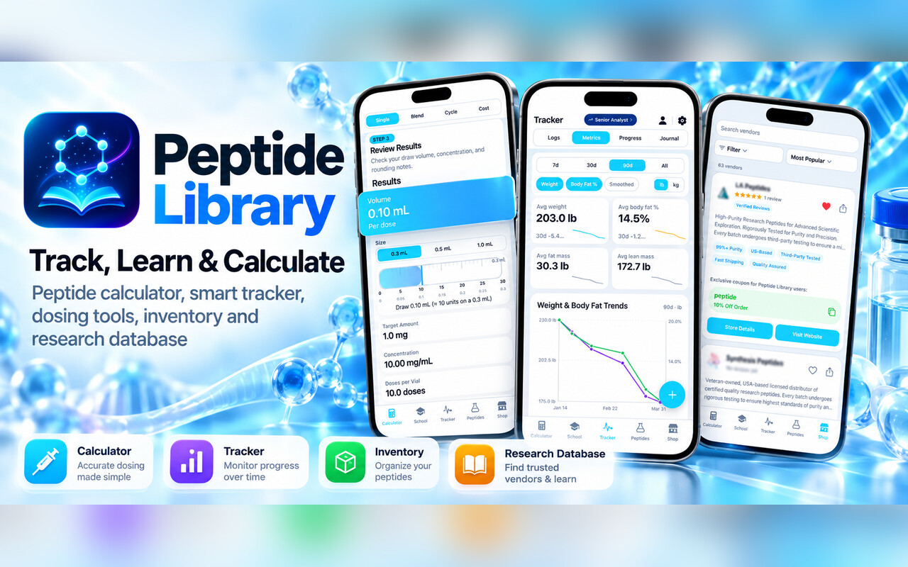 Peptide Library screenshot 1 of 4