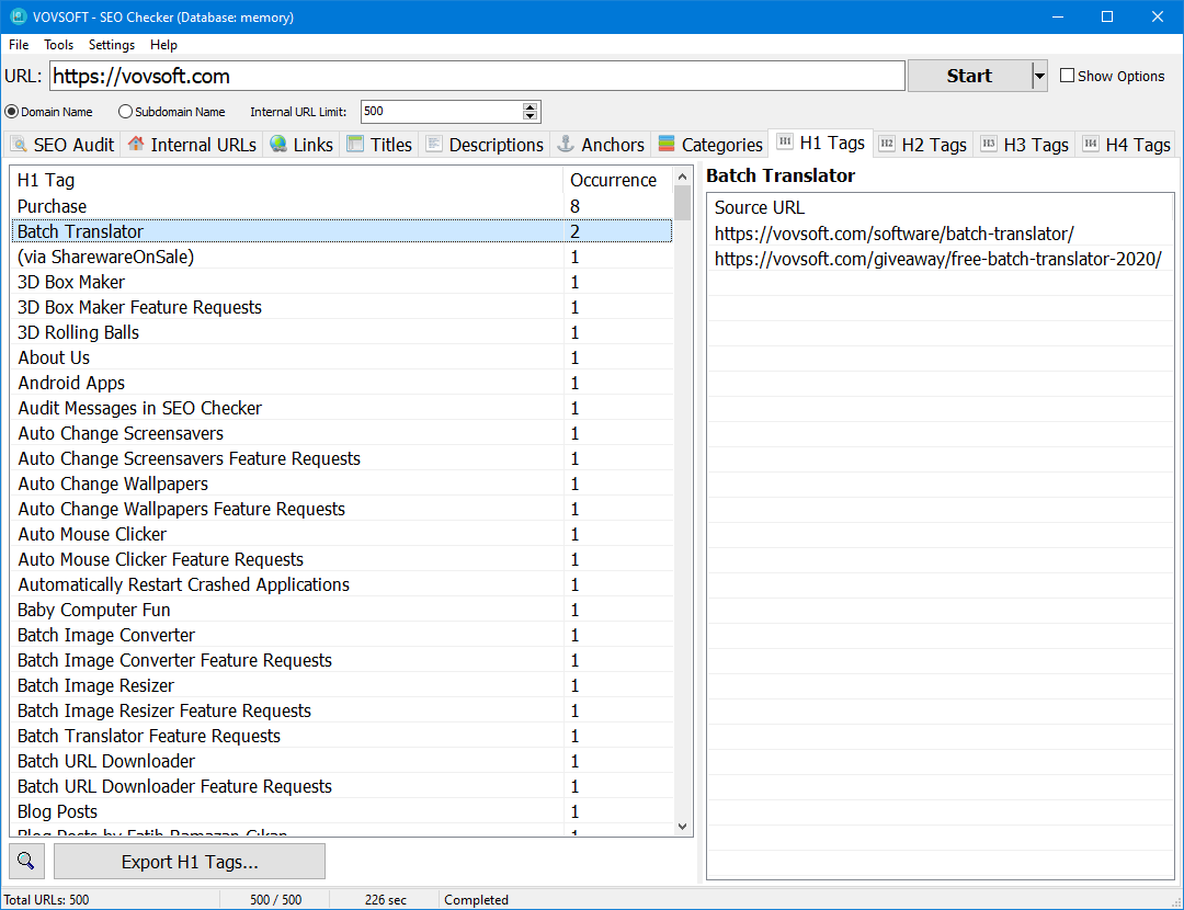 SEO Checker for Windows screenshot thumbnail 6