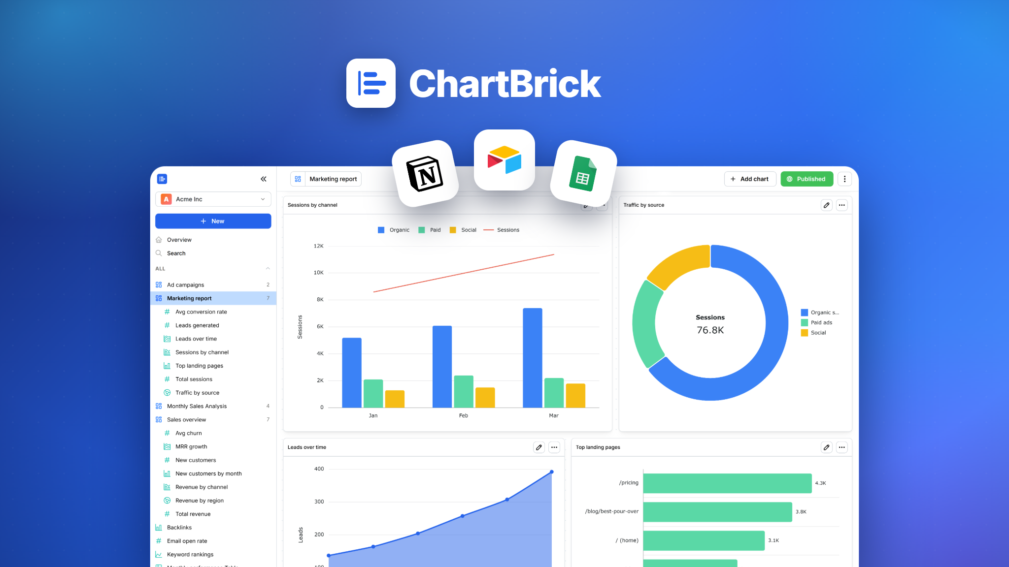 ChartBrick screenshot 1 of 4