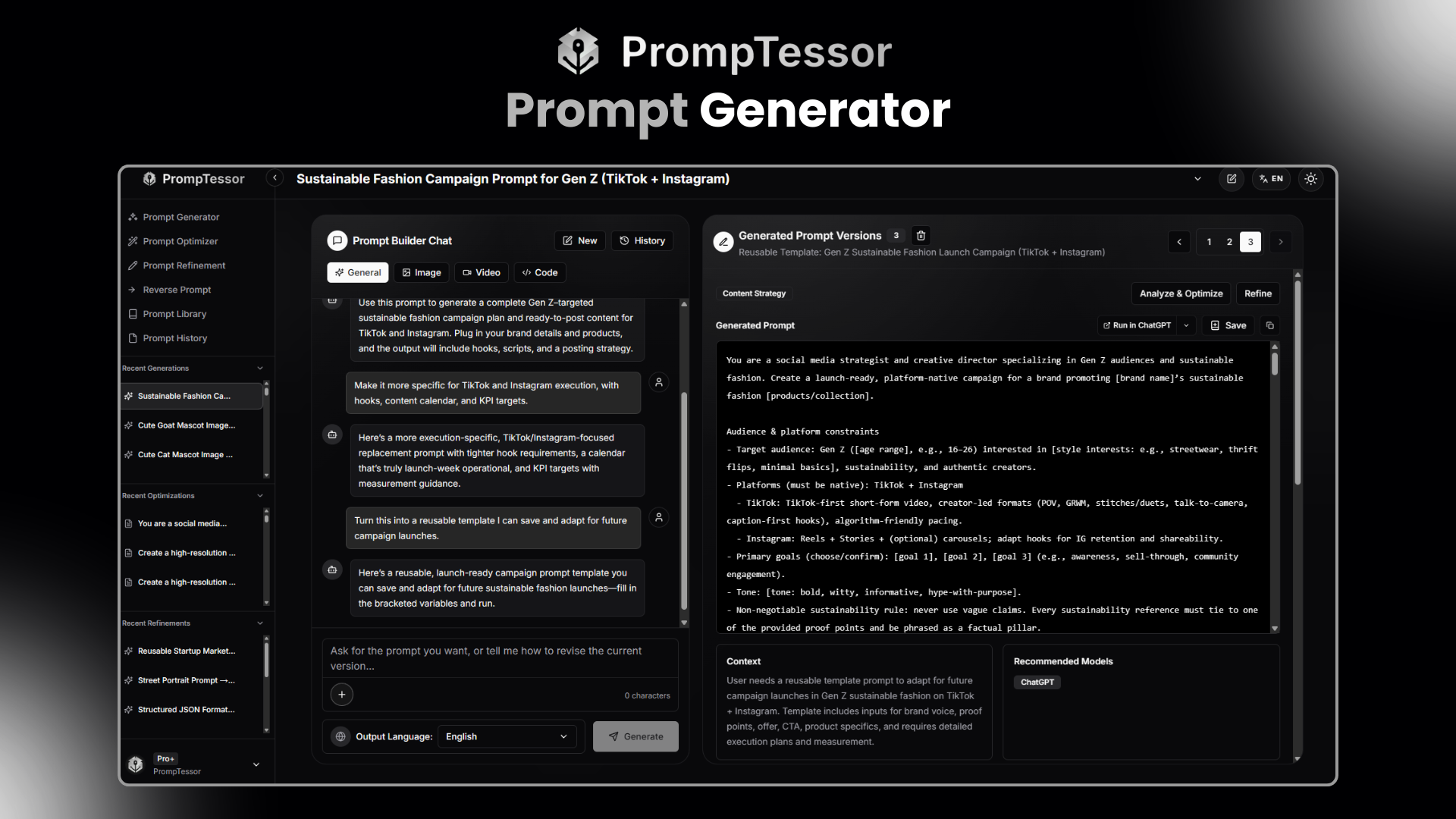 PrompTessor screenshot thumbnail 2