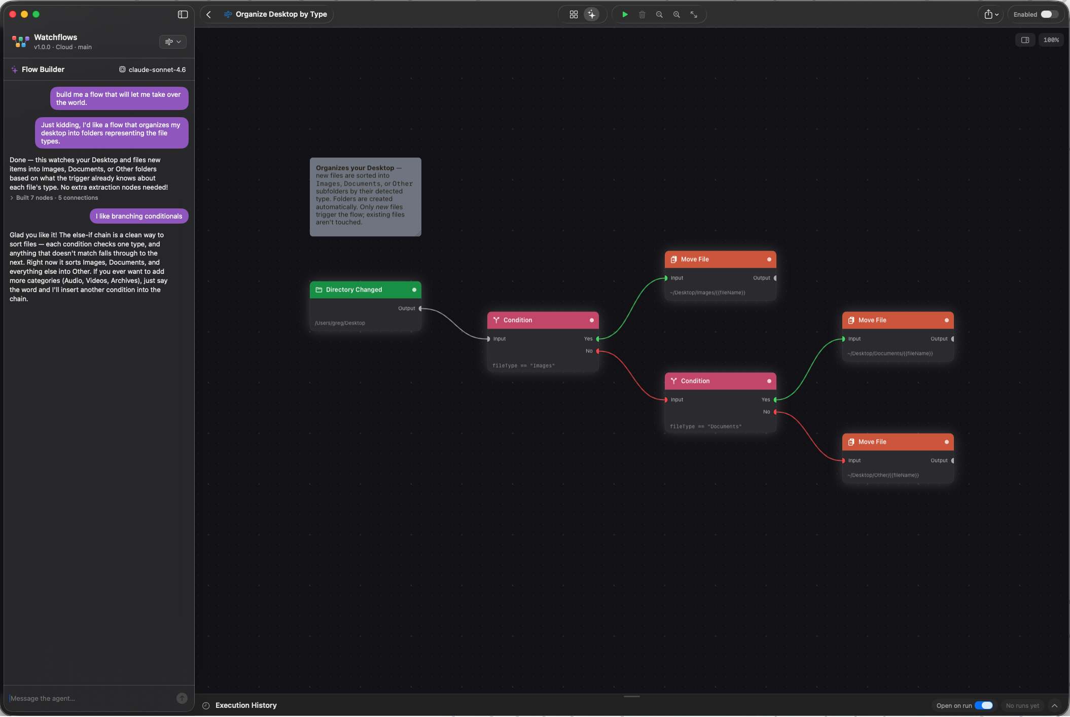 Watchflows screenshot 1 of 1