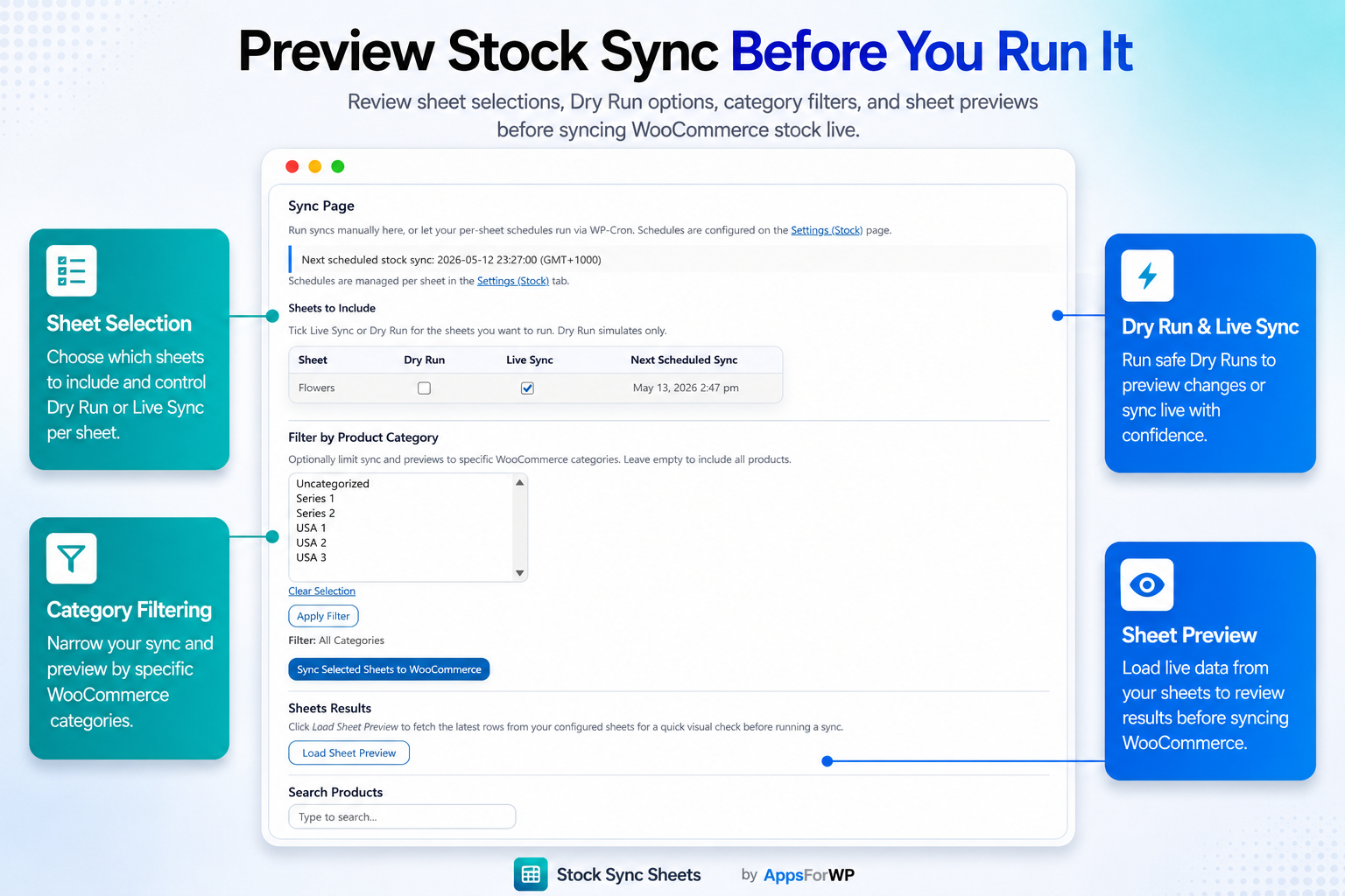 Stock Sync Sheets screenshot 1 of 5