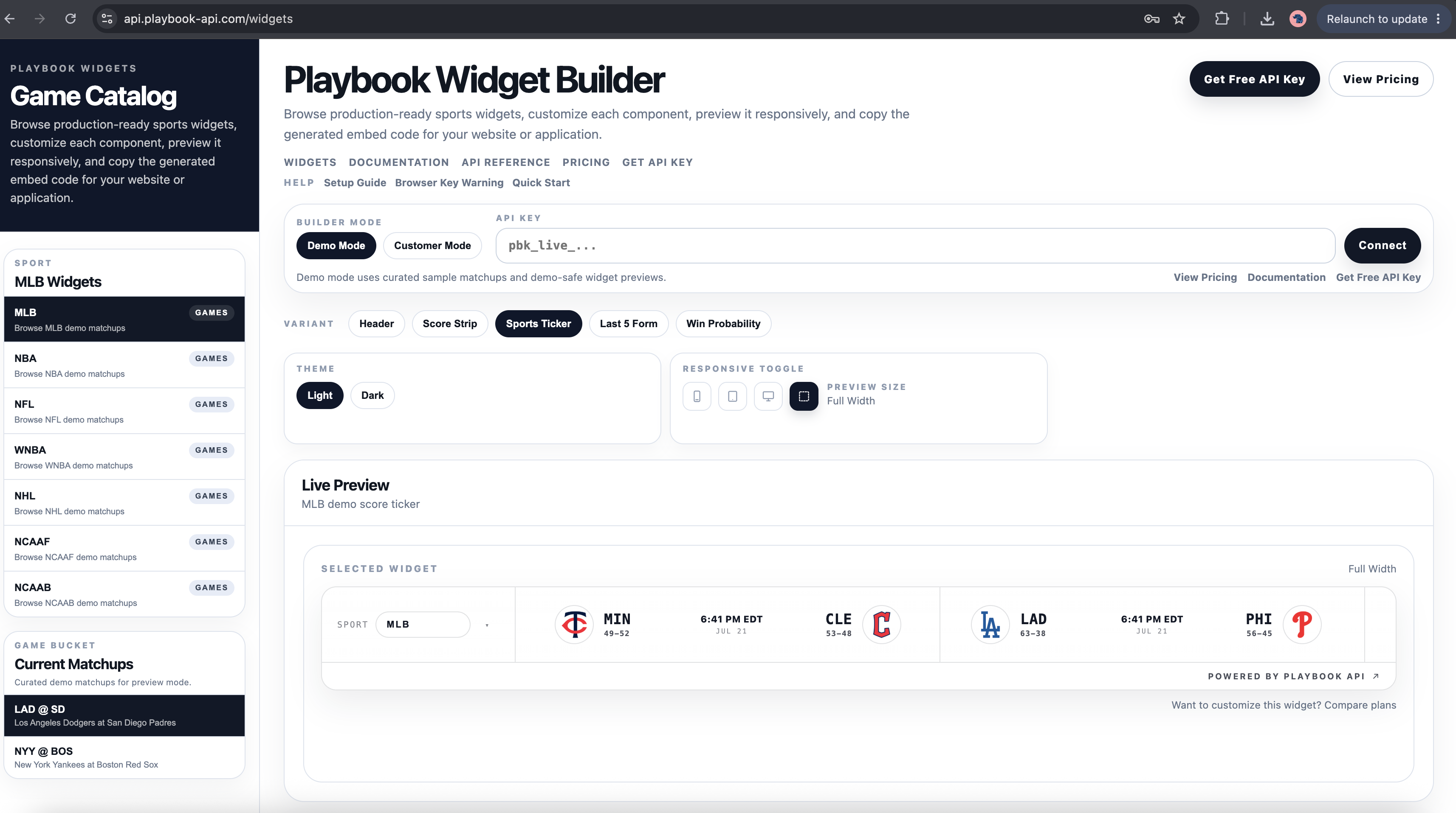 Playbook API screenshot thumbnail 2