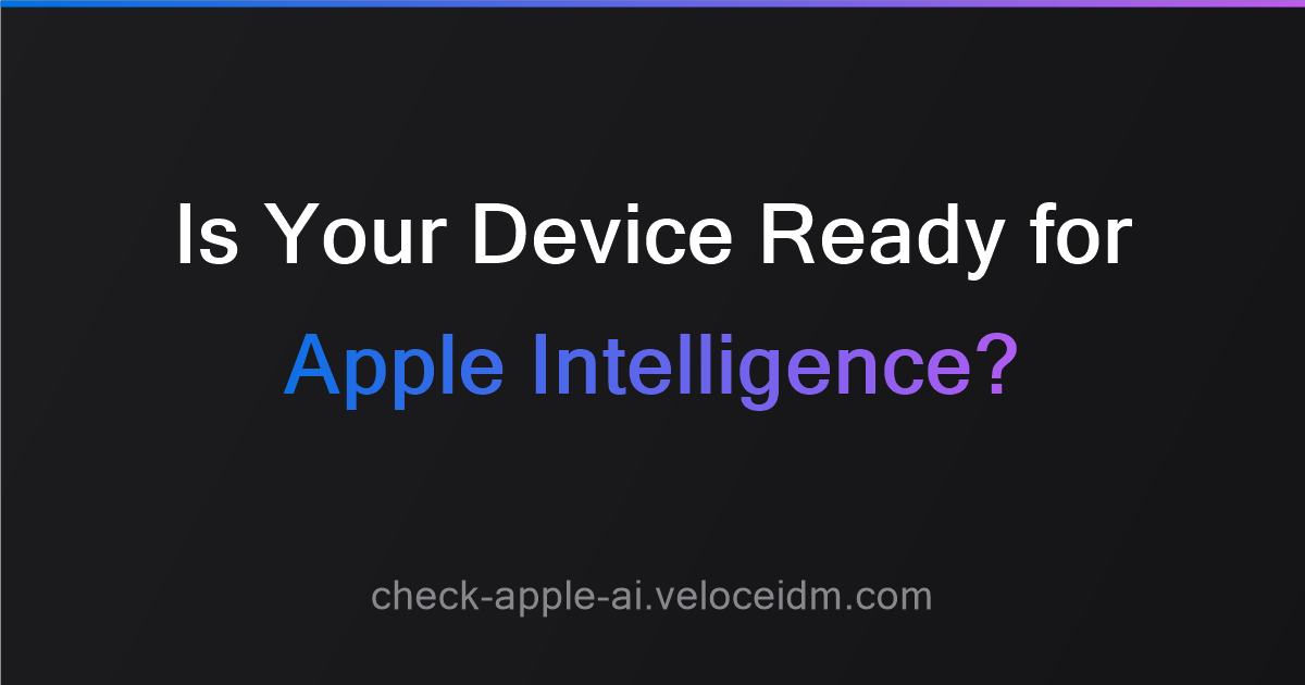 Is My iPhone Ready for Apple AI? screenshot 1 of 1