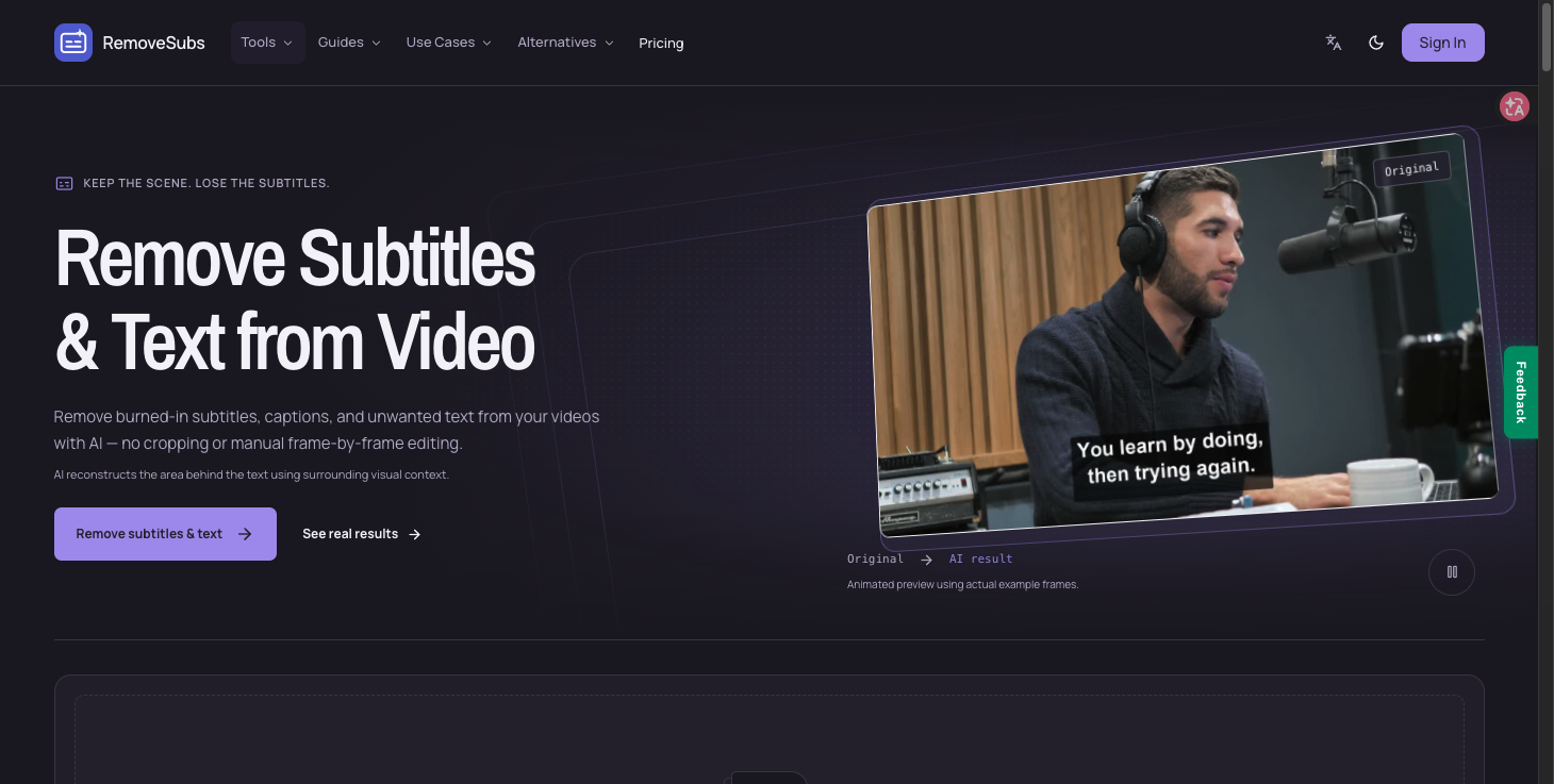 RemoveSubs screenshot 1 of 1