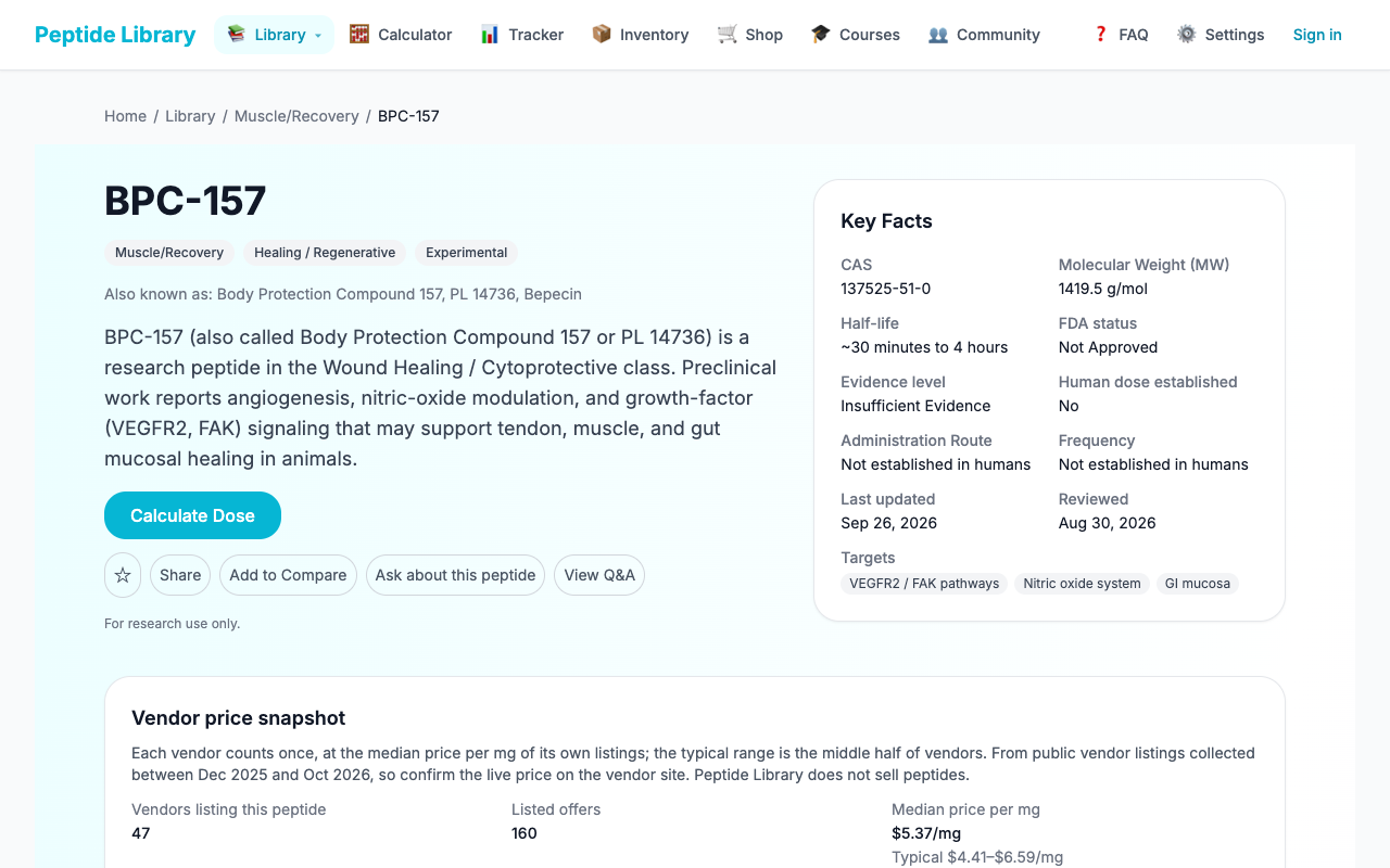 Peptide Library screenshot thumbnail 4