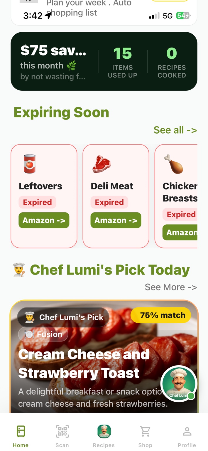 FridgeSmart App screenshot thumbnail 2