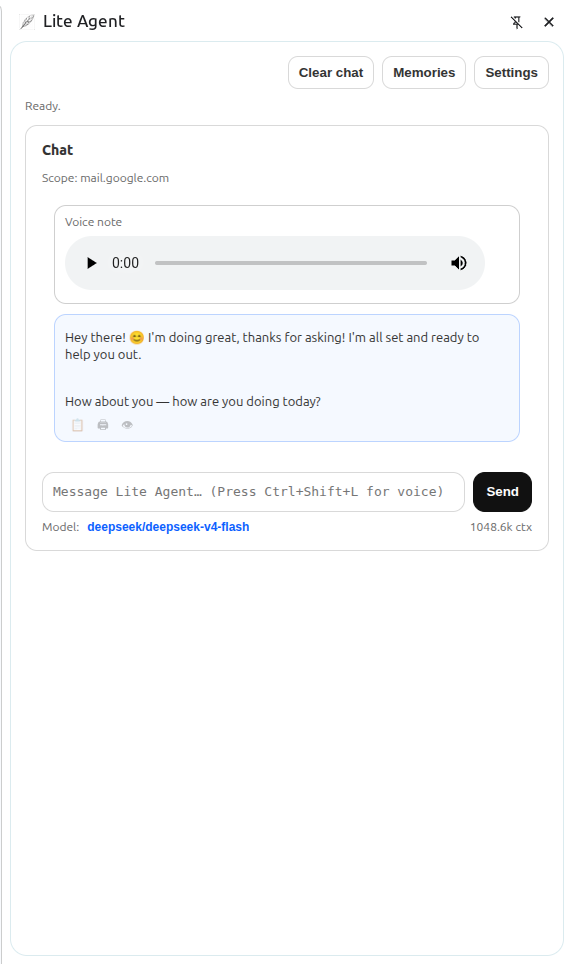 Lite Agent screenshot thumbnail 4
