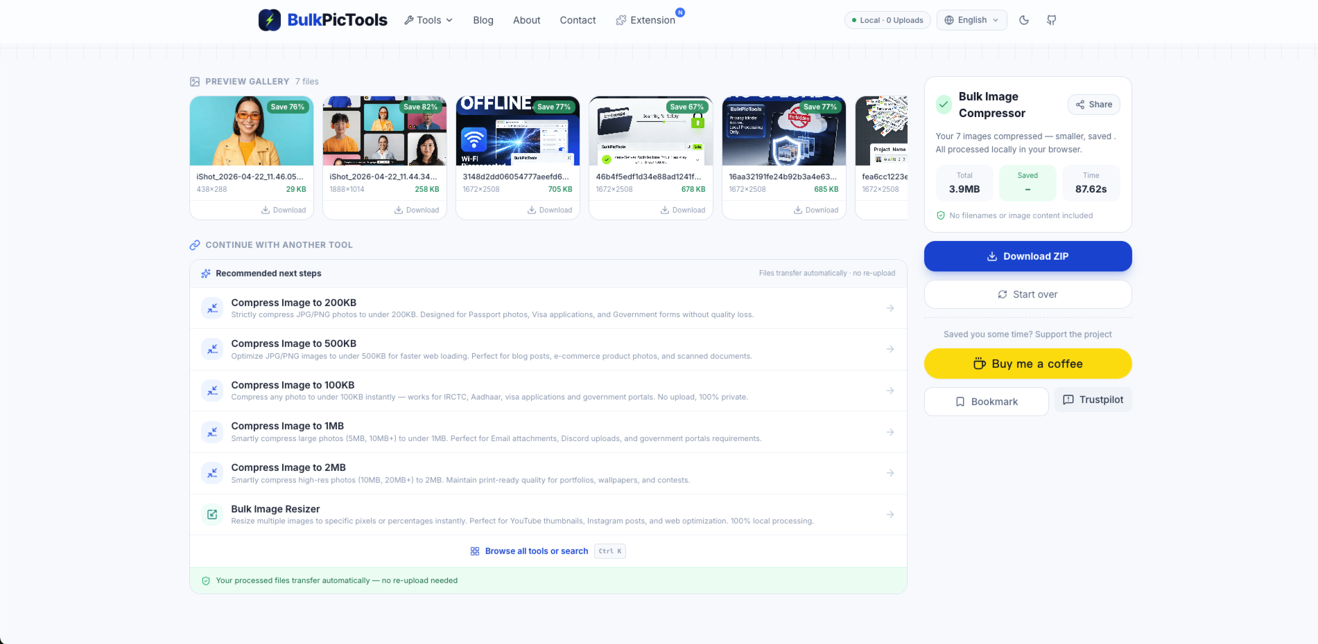BulkPicTools screenshot thumbnail 4