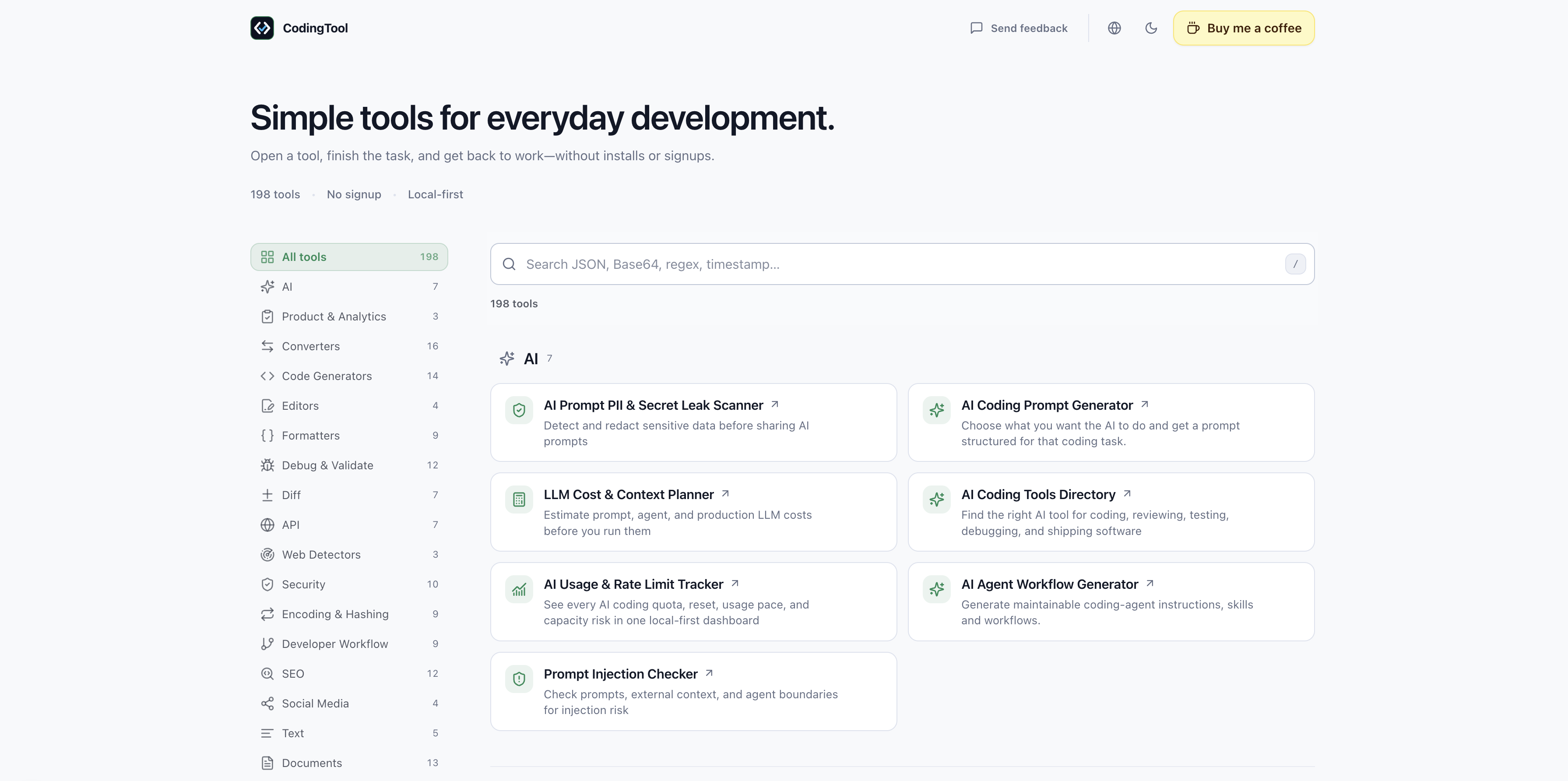 CodingTool.dev screenshot 1 of 1