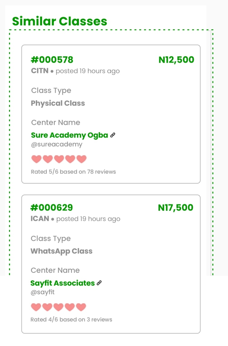 Classes.ng screenshot thumbnail 6