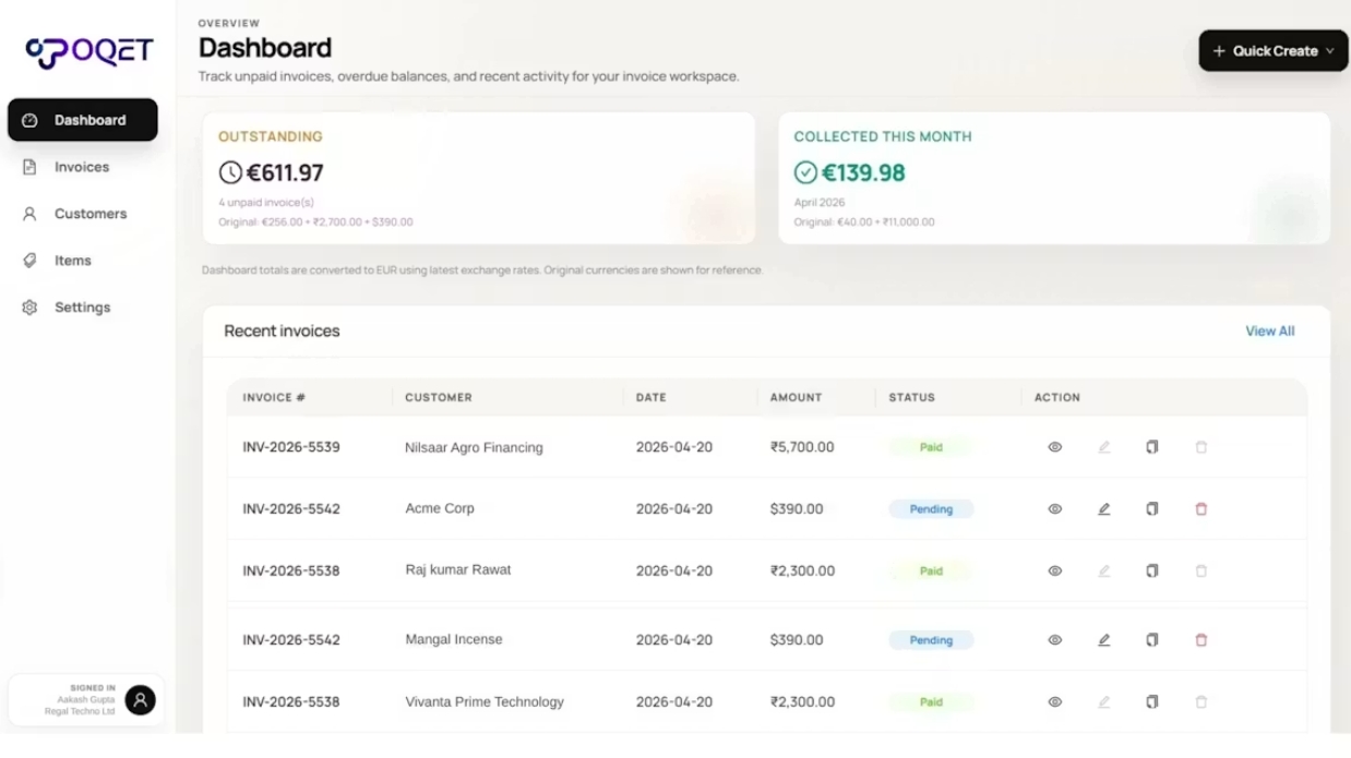 Poqet screenshot 1 of 3