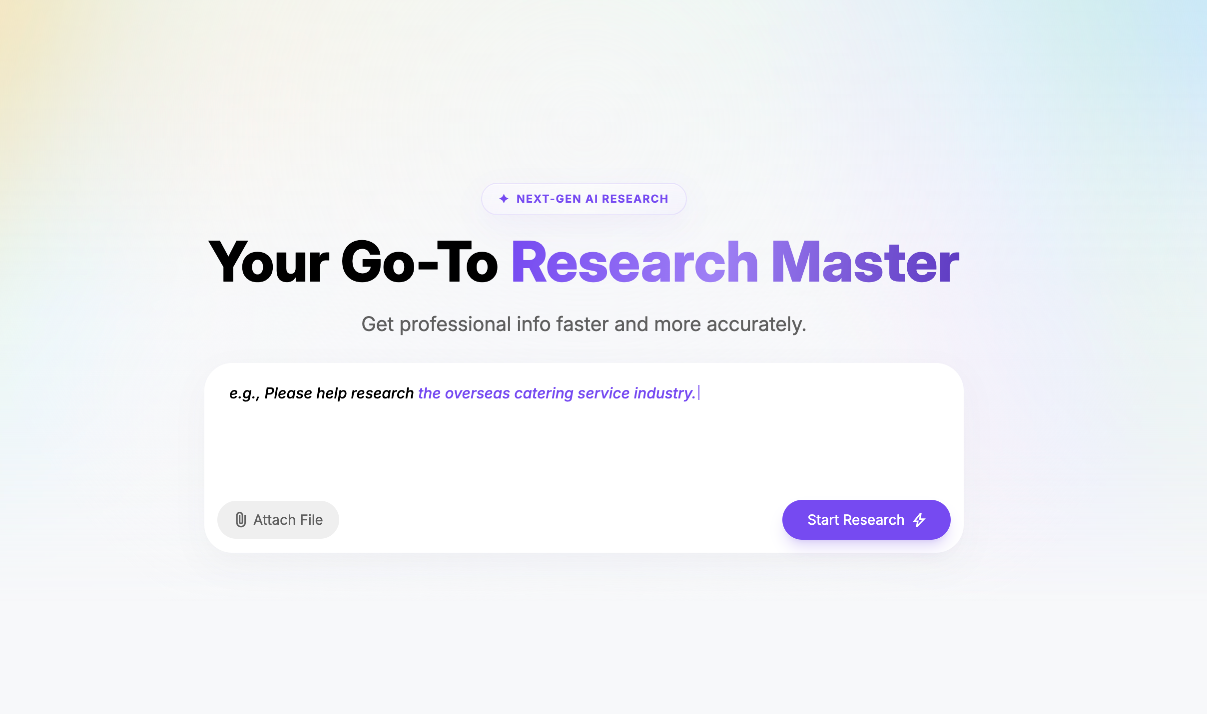 ResearchMaster AI screenshot 1 of 3
